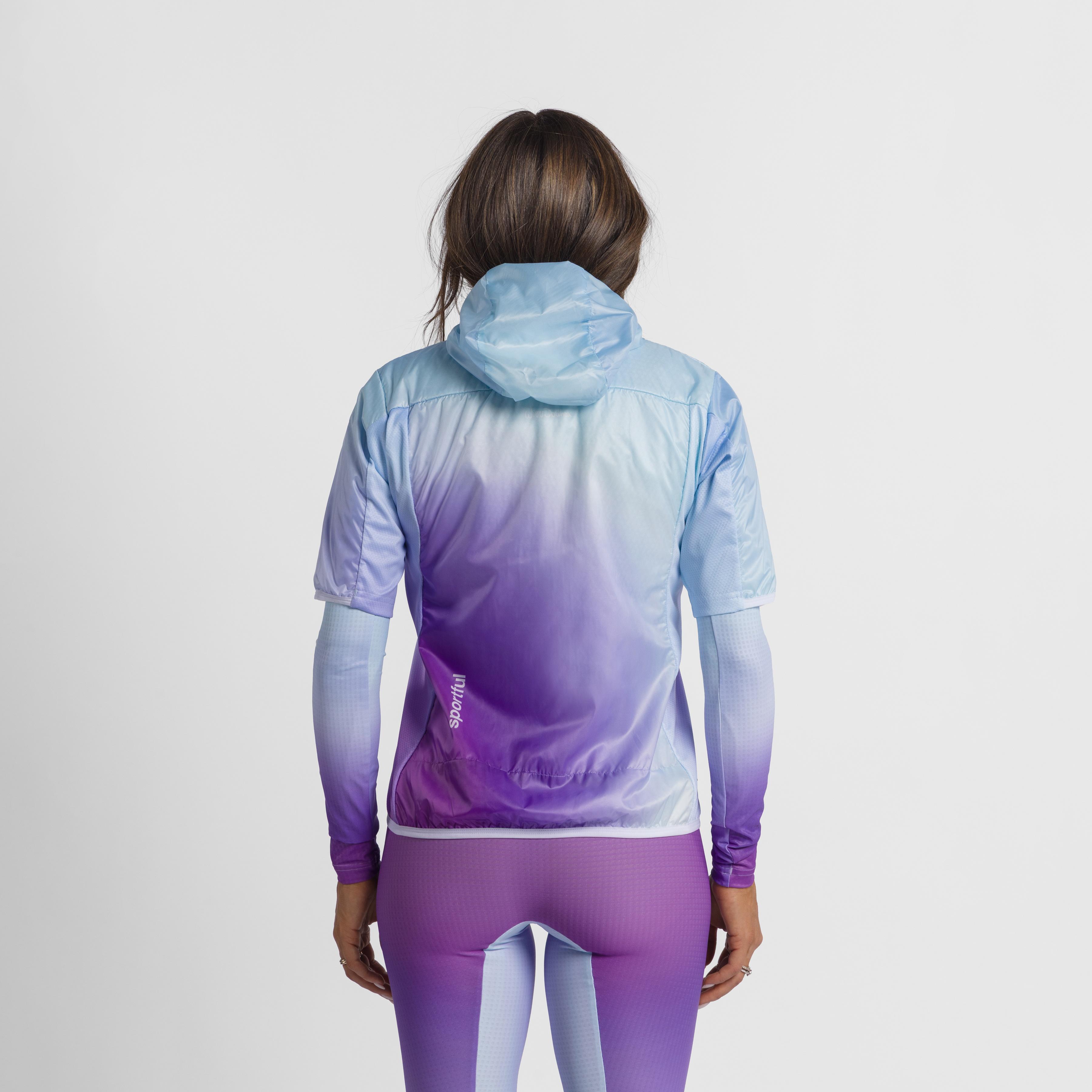 Doro puffy jacket - shaded pink/azure - sportful