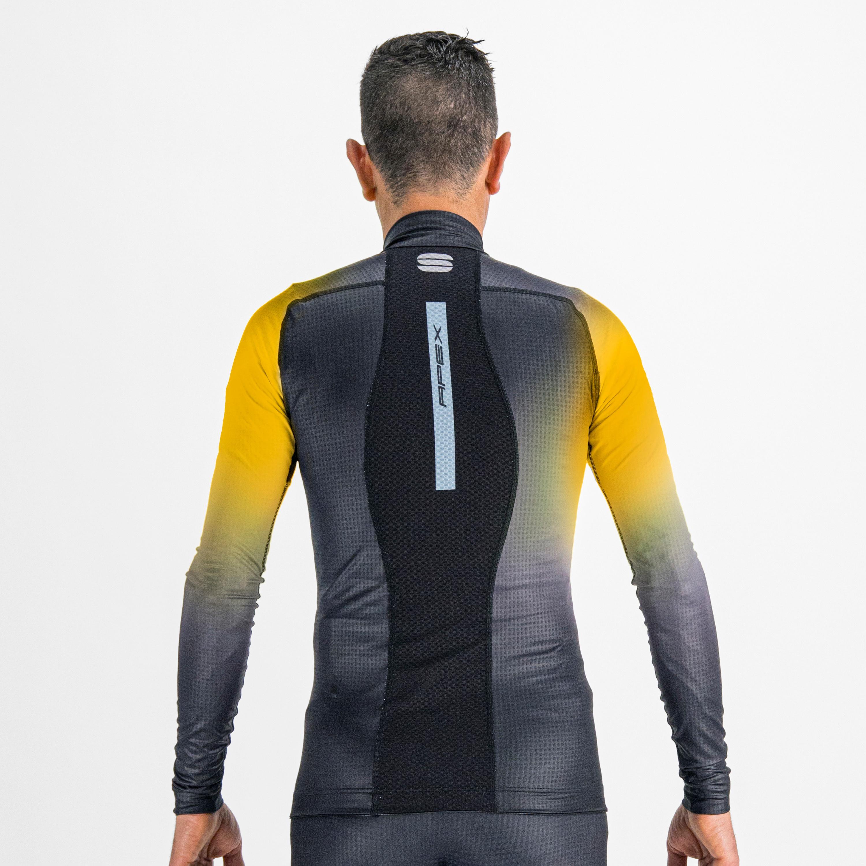 Apex jersey - dark gray / yellow - sportful