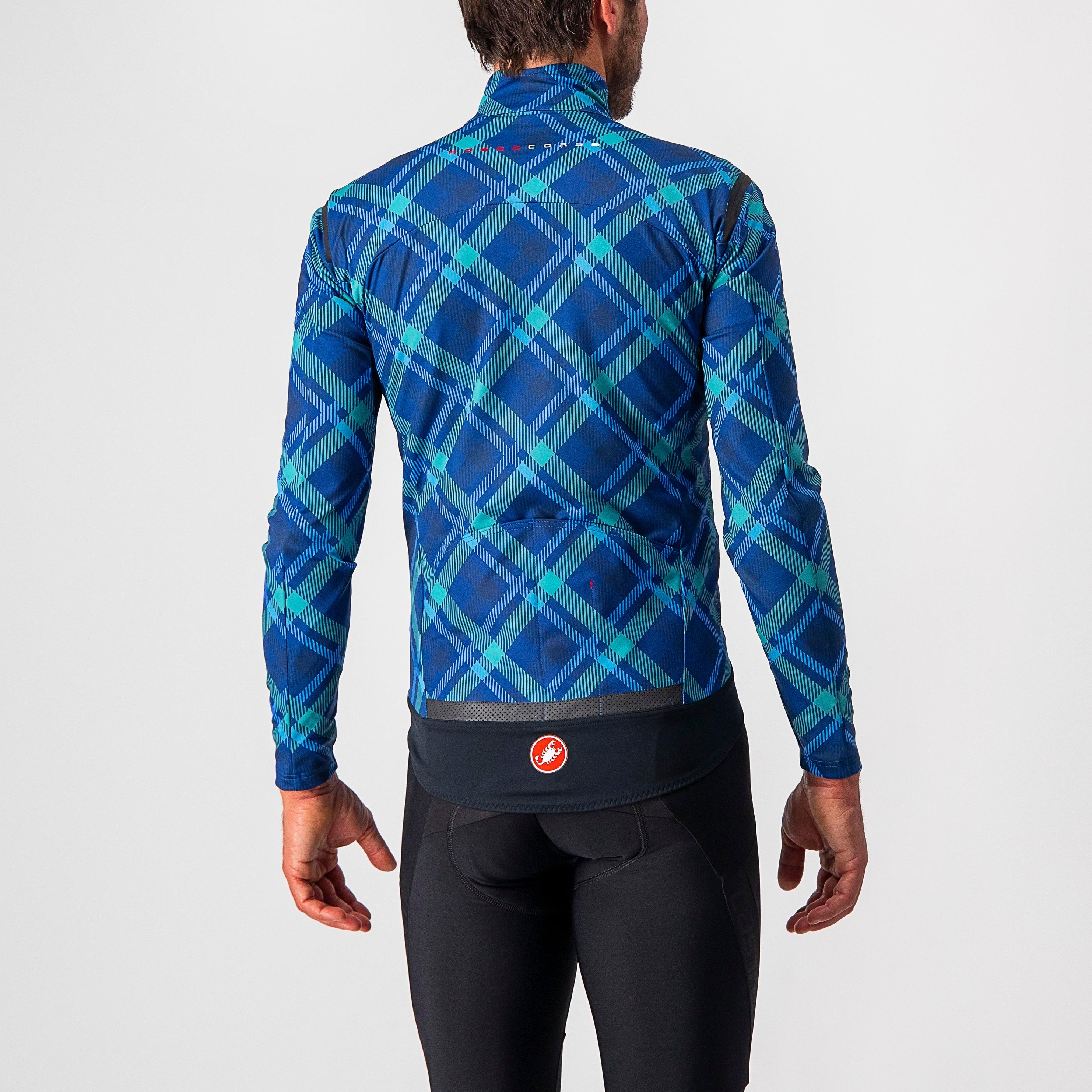 Perfetto ros long sleeve - ocean blue/malachite green-pla - castelli