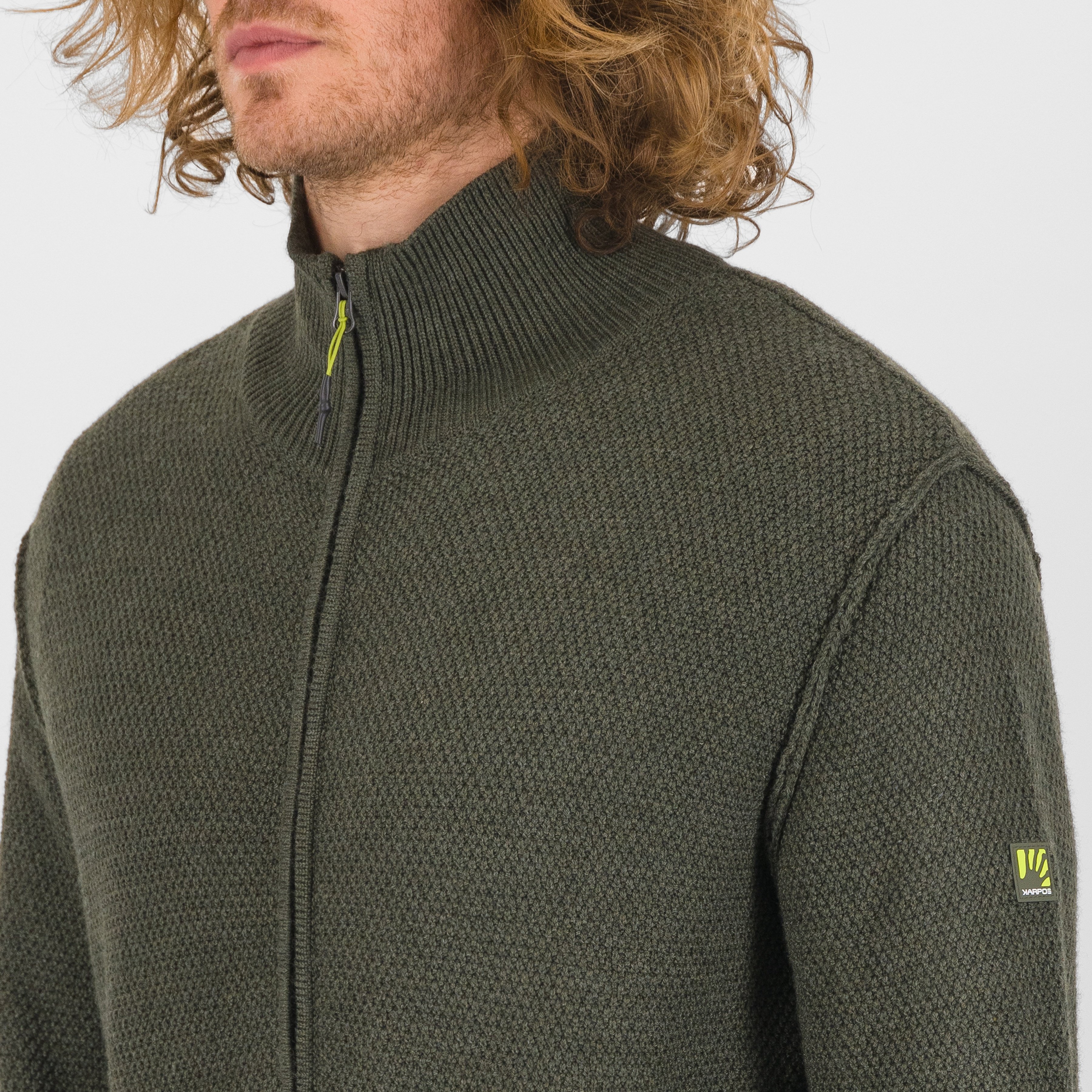 Ermellino full zip sweater - deep depths - karpos