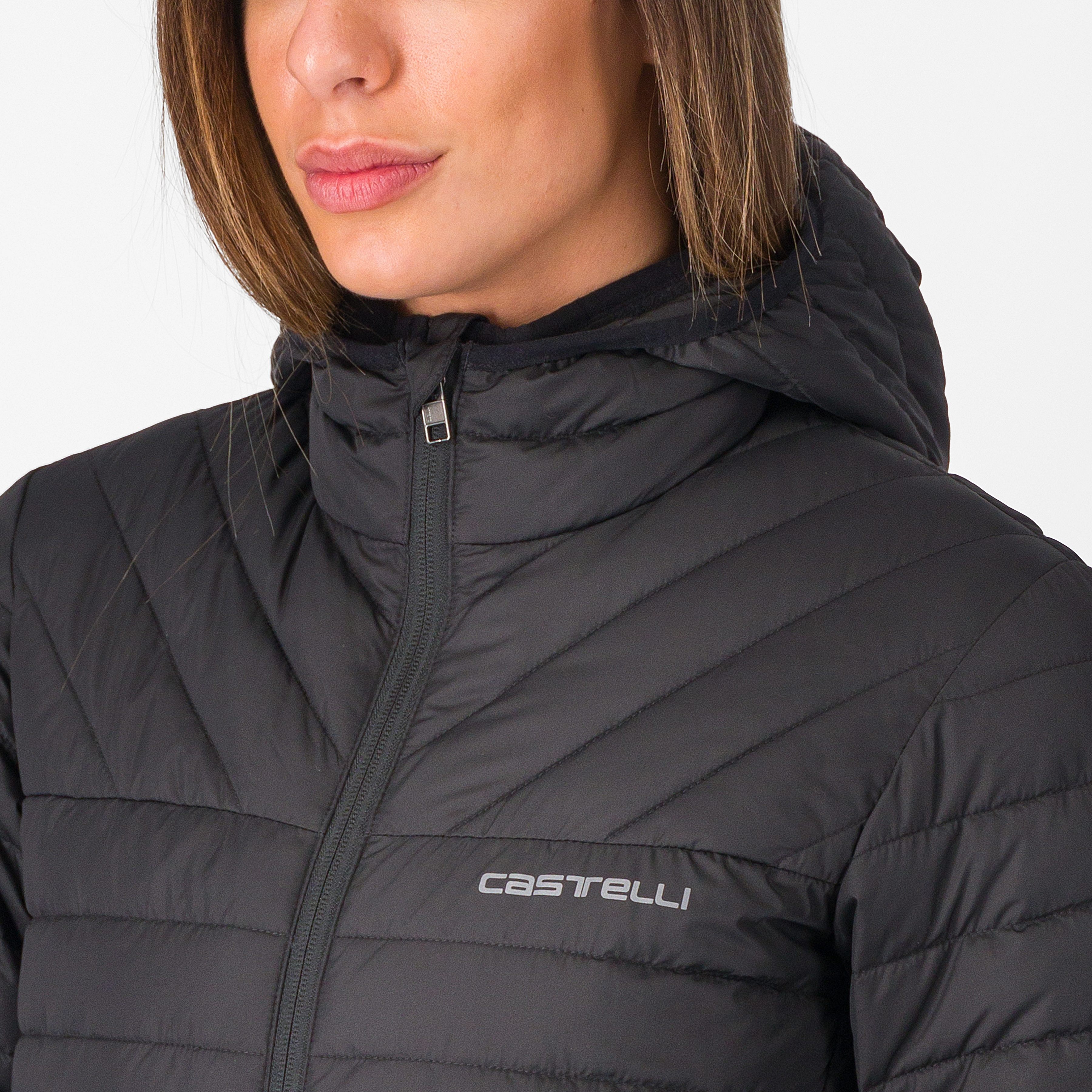 Classico w puffy jacket - black - castelli