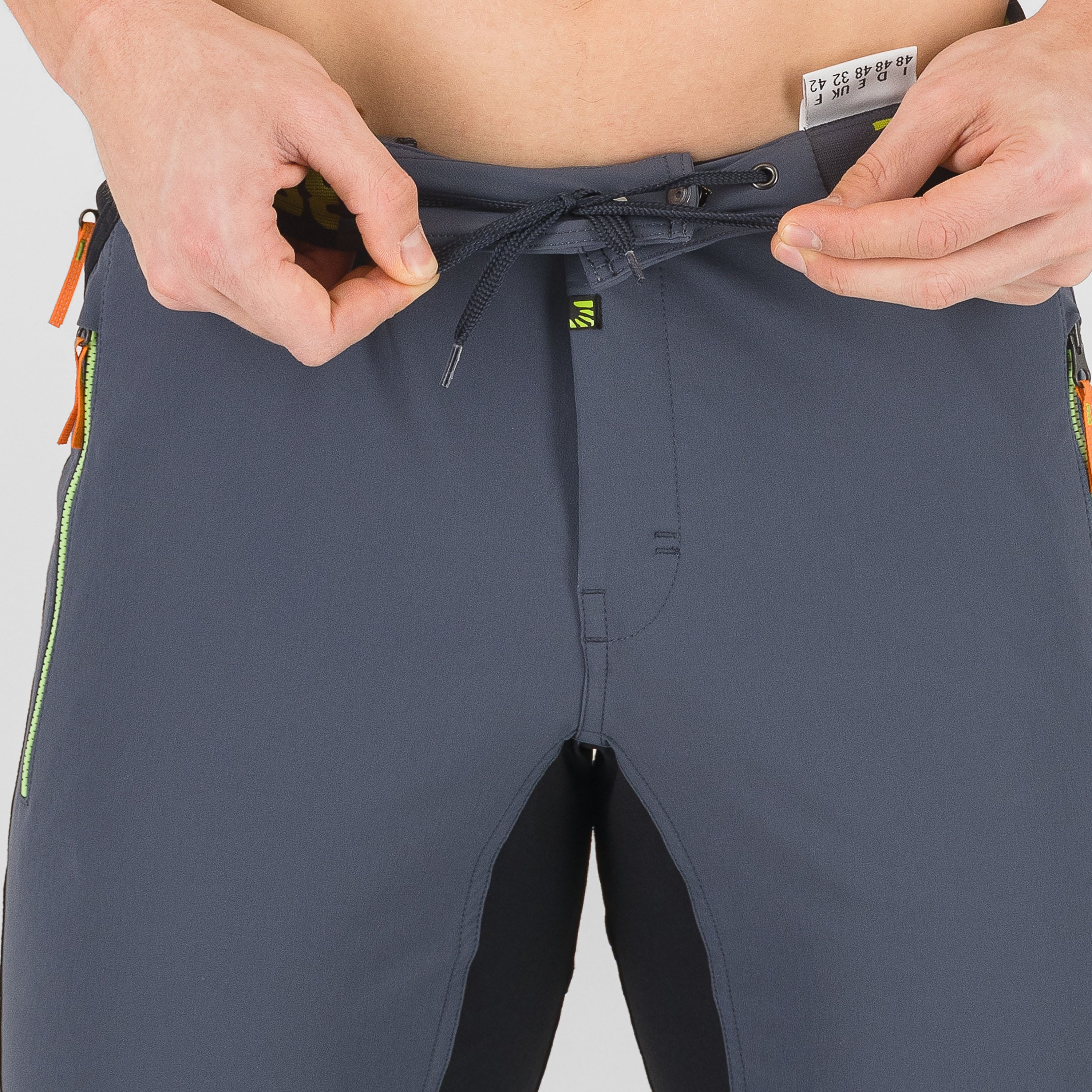 Wall evo  pant - black/ombre blue/jasmine green - karpos