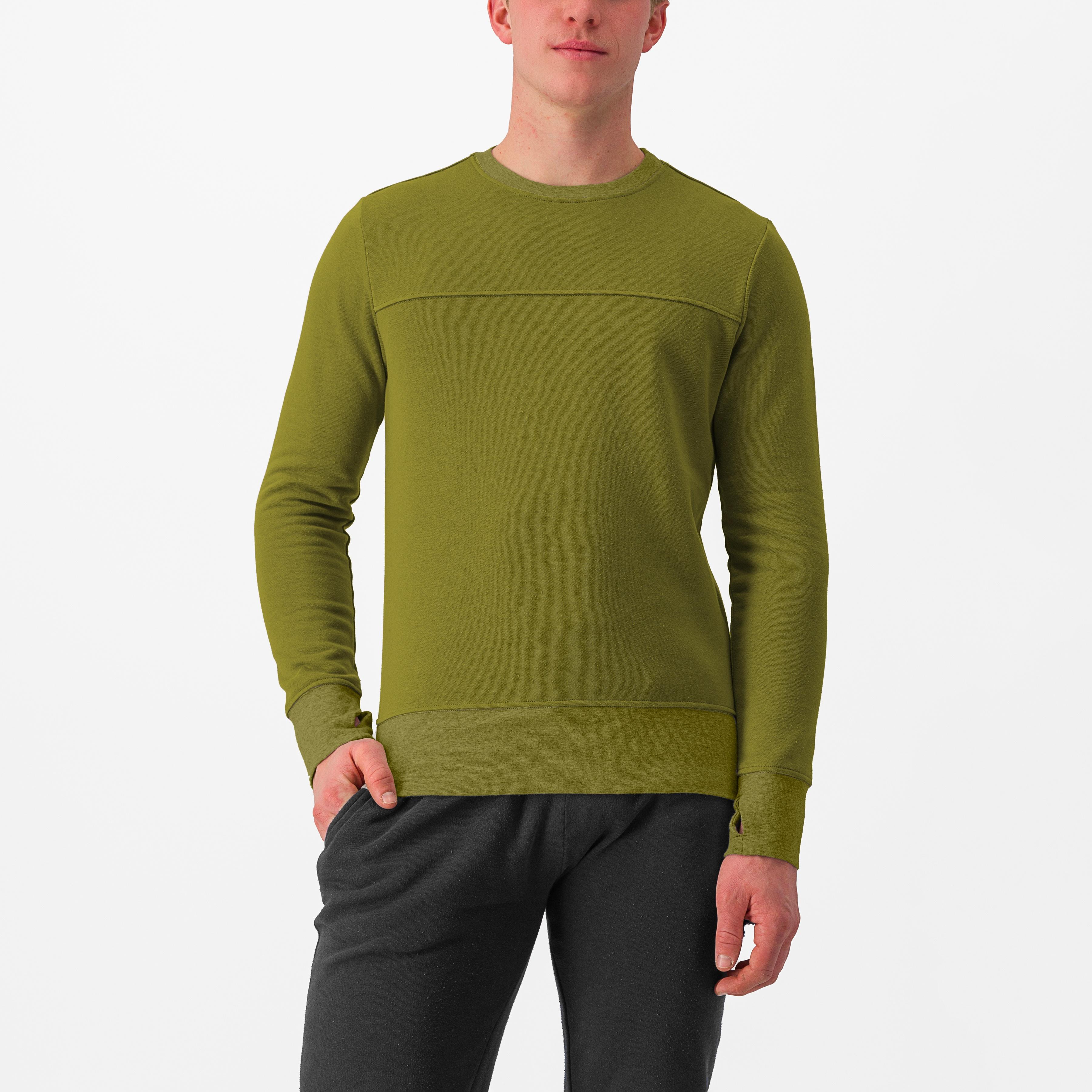Logo sweatshirt - avocado green - castelli