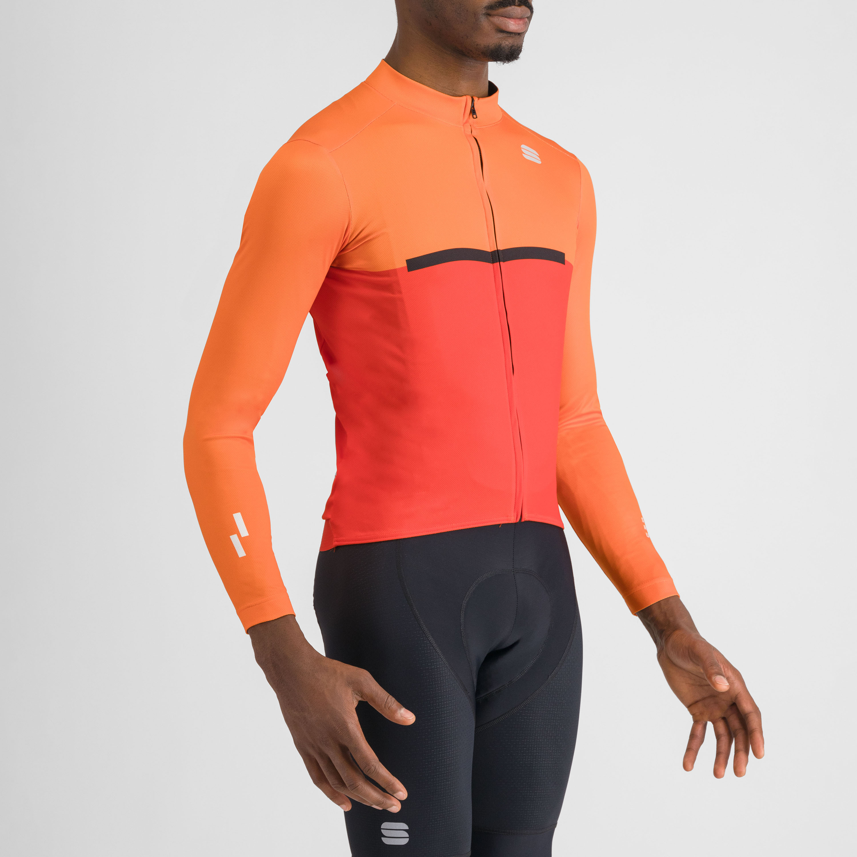Pista thermal jersey - red orange black - sportful