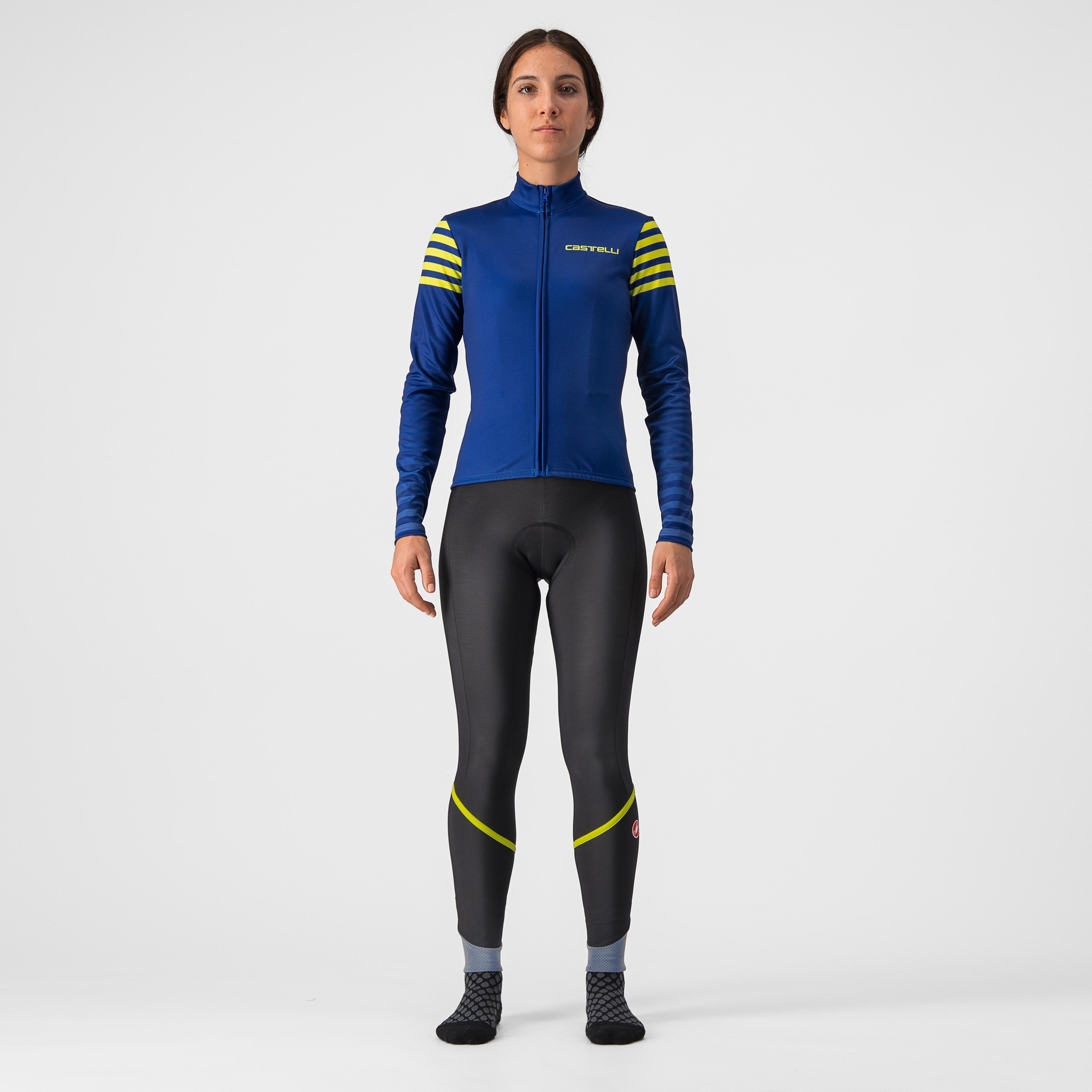 Autunno ls jersey - sodalite blue/brilliant yellow - castelli