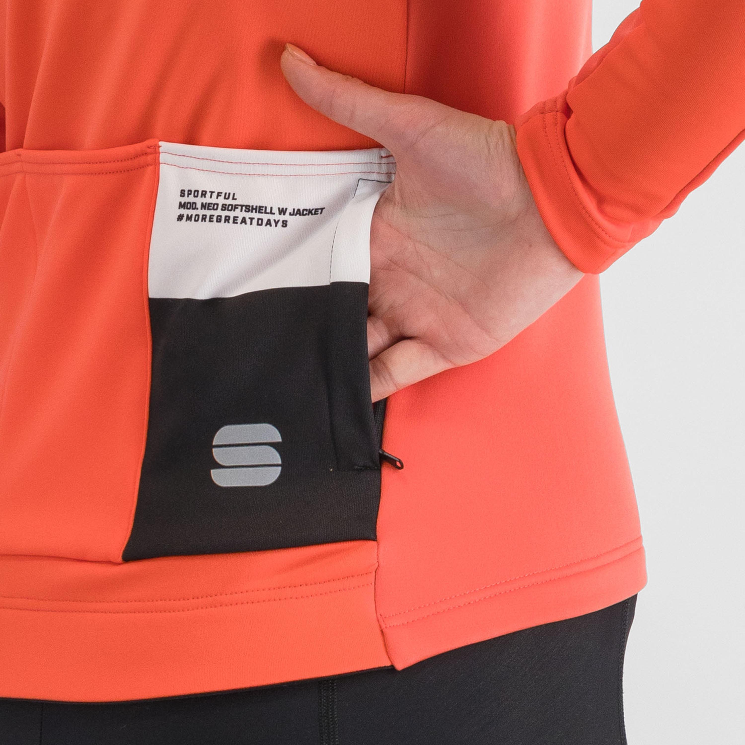 Neo 2 softshell w jacket - pompelmo - sportful