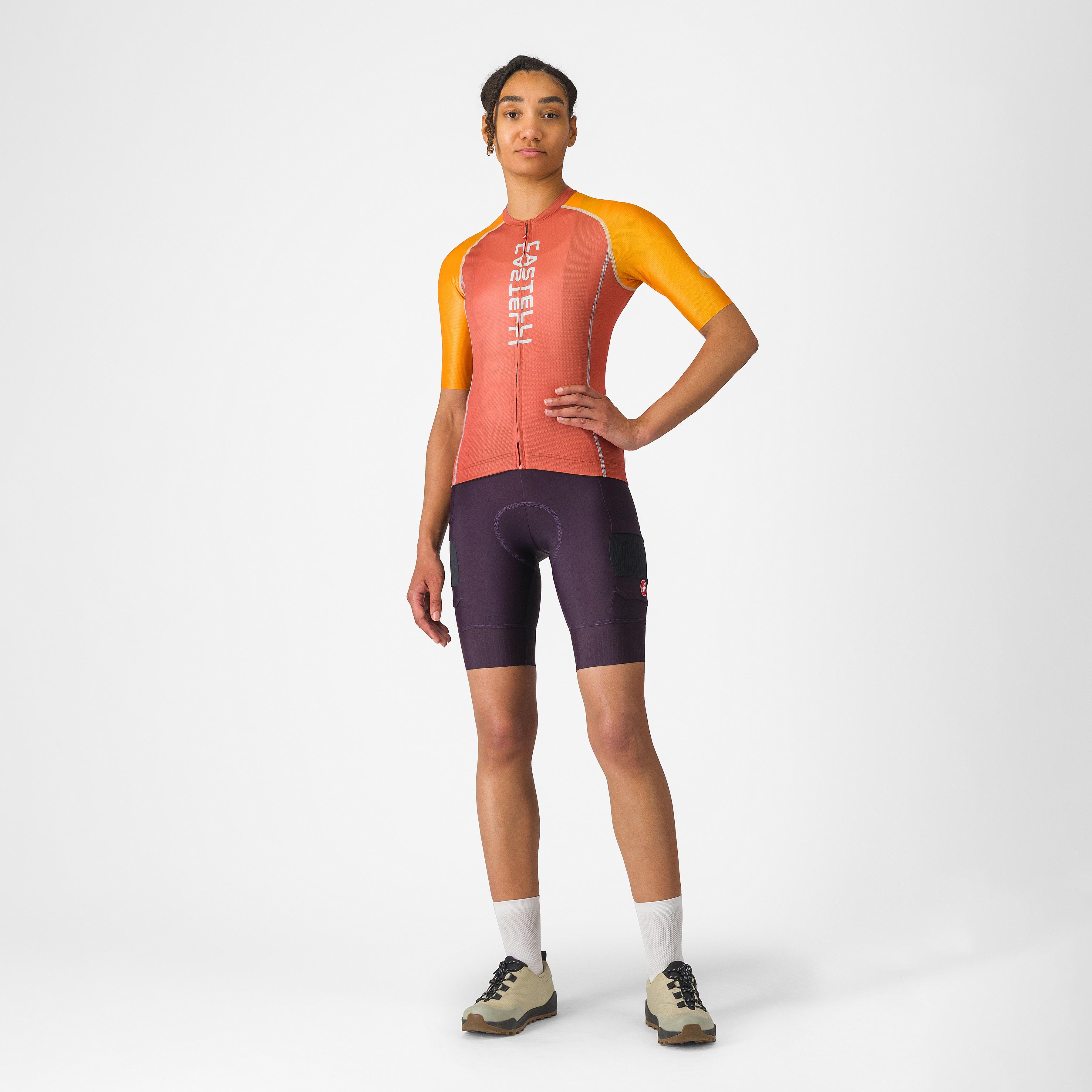 Unlimited 2 w jersey - paprika/vivid orange-winter sk - castelli