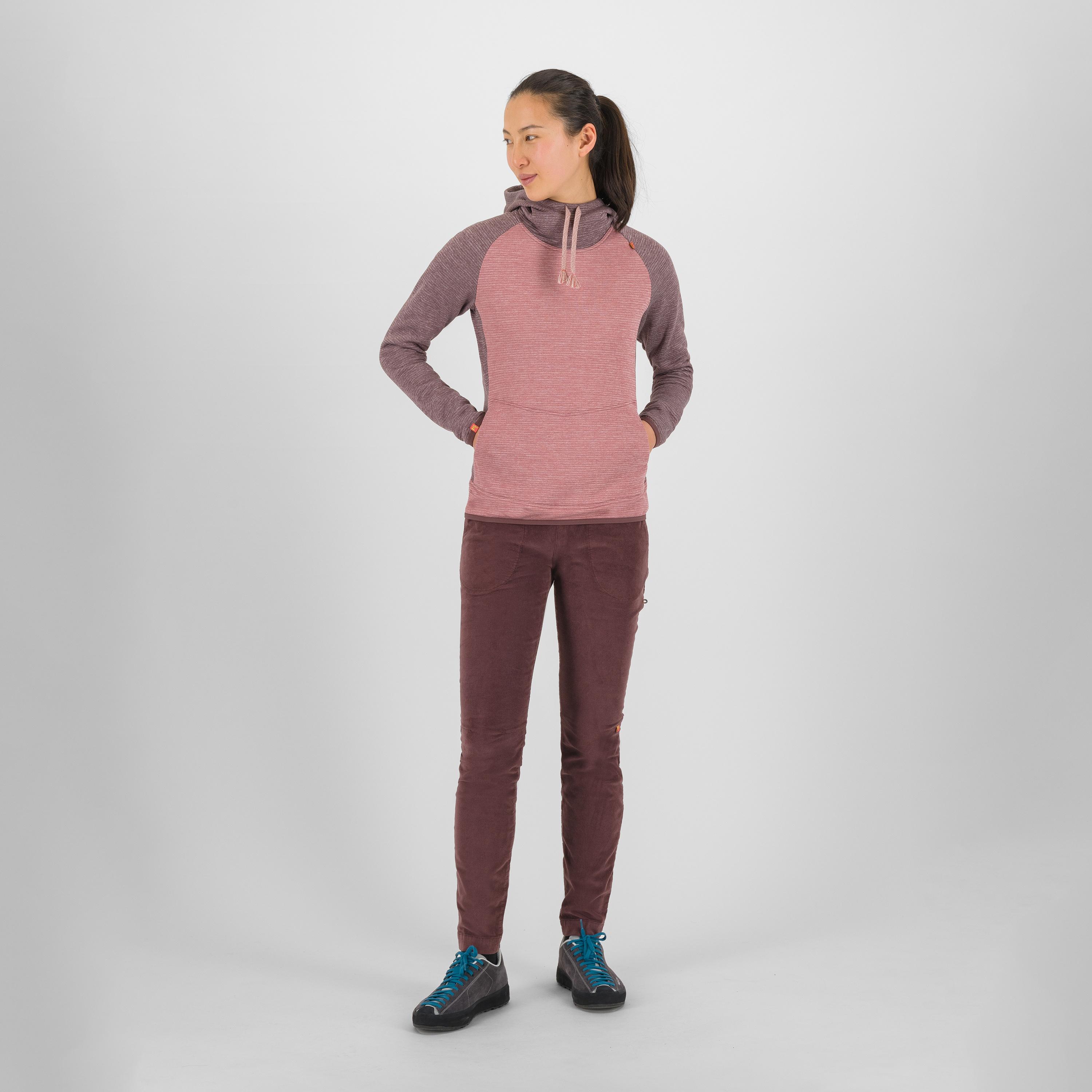 Camoscio w hoodie - deco rose/huckleberry - karpos