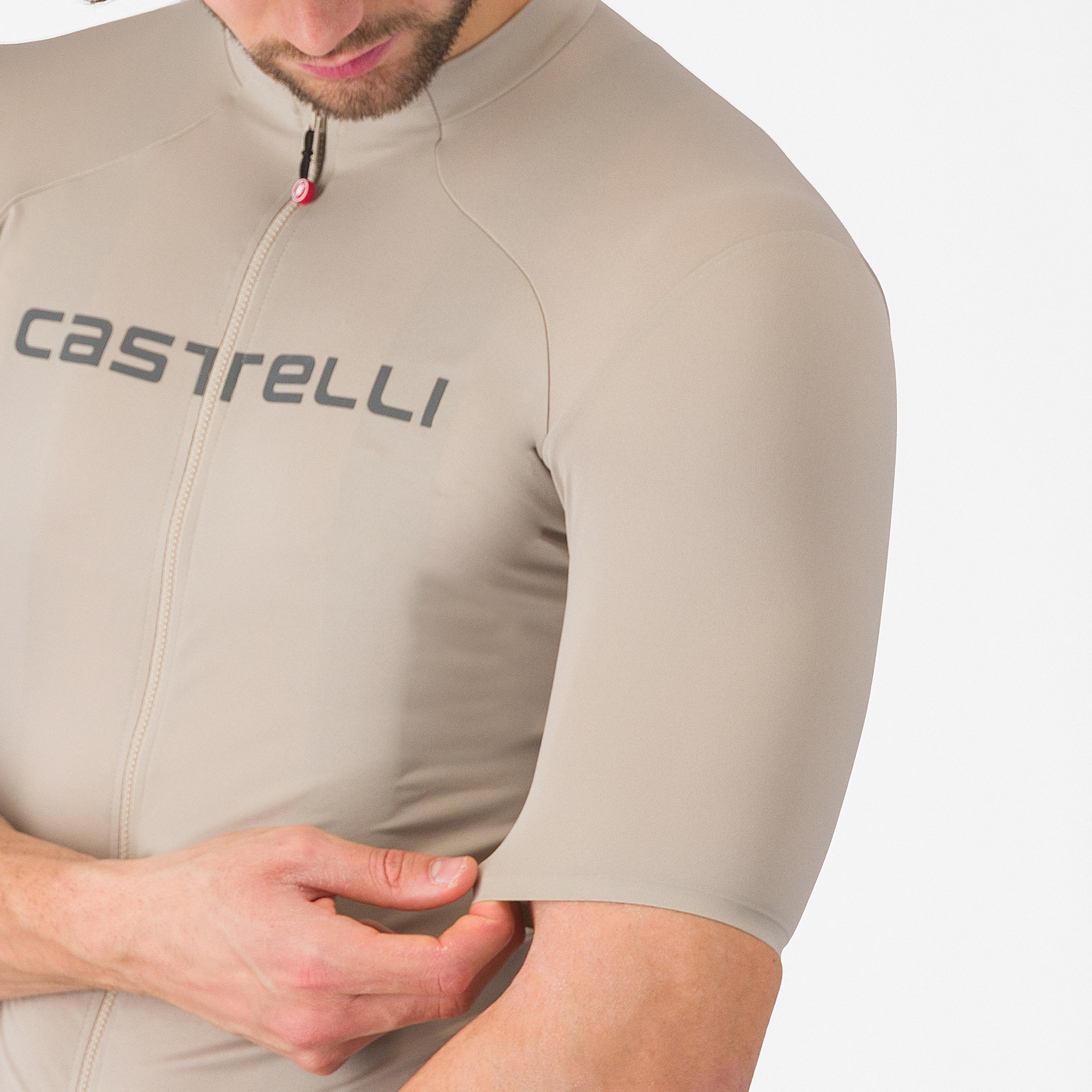 Prologo lite jersey - clay/gunmetal gray - castelli