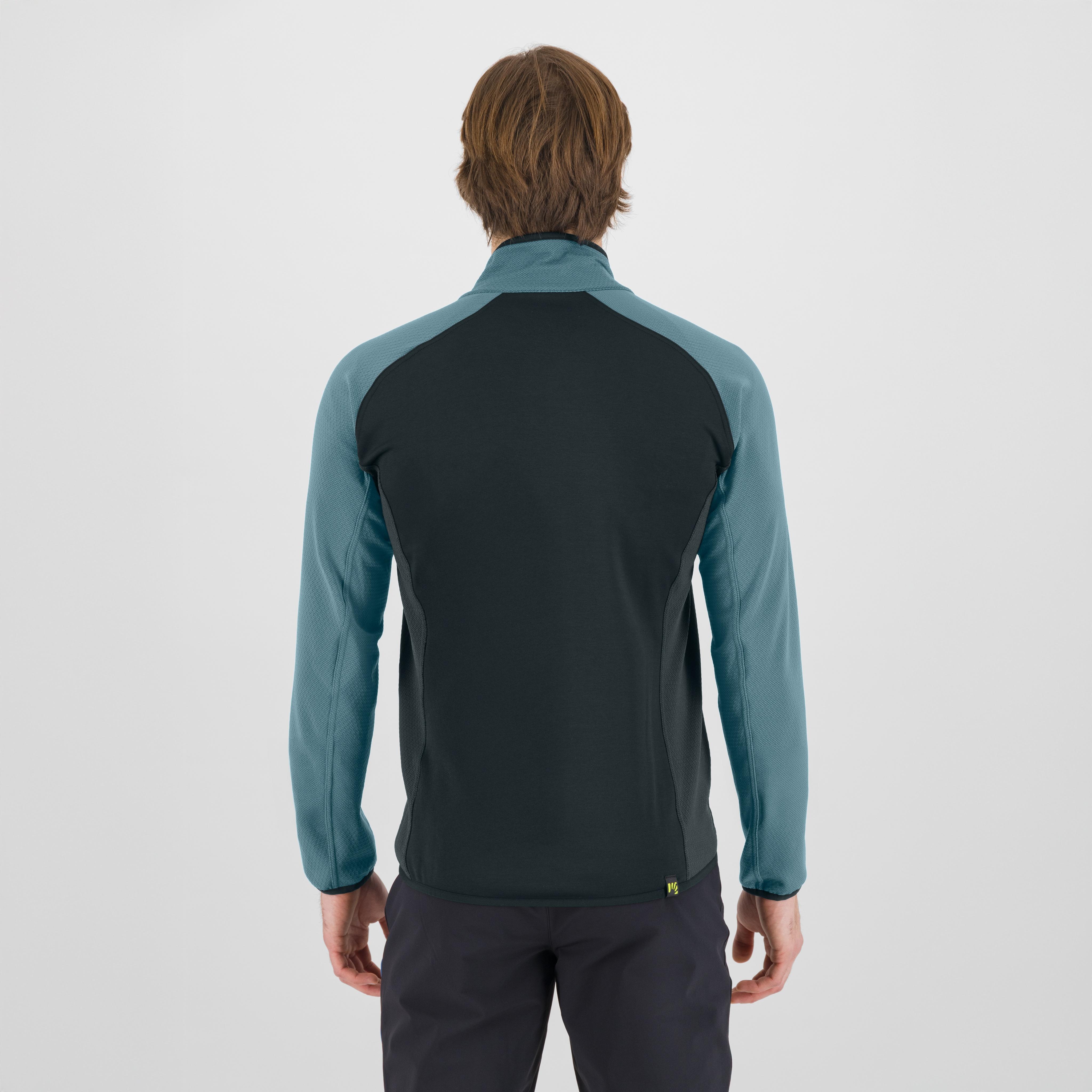 Odle  fleece - woodl.gray/smoke blue - karpos
