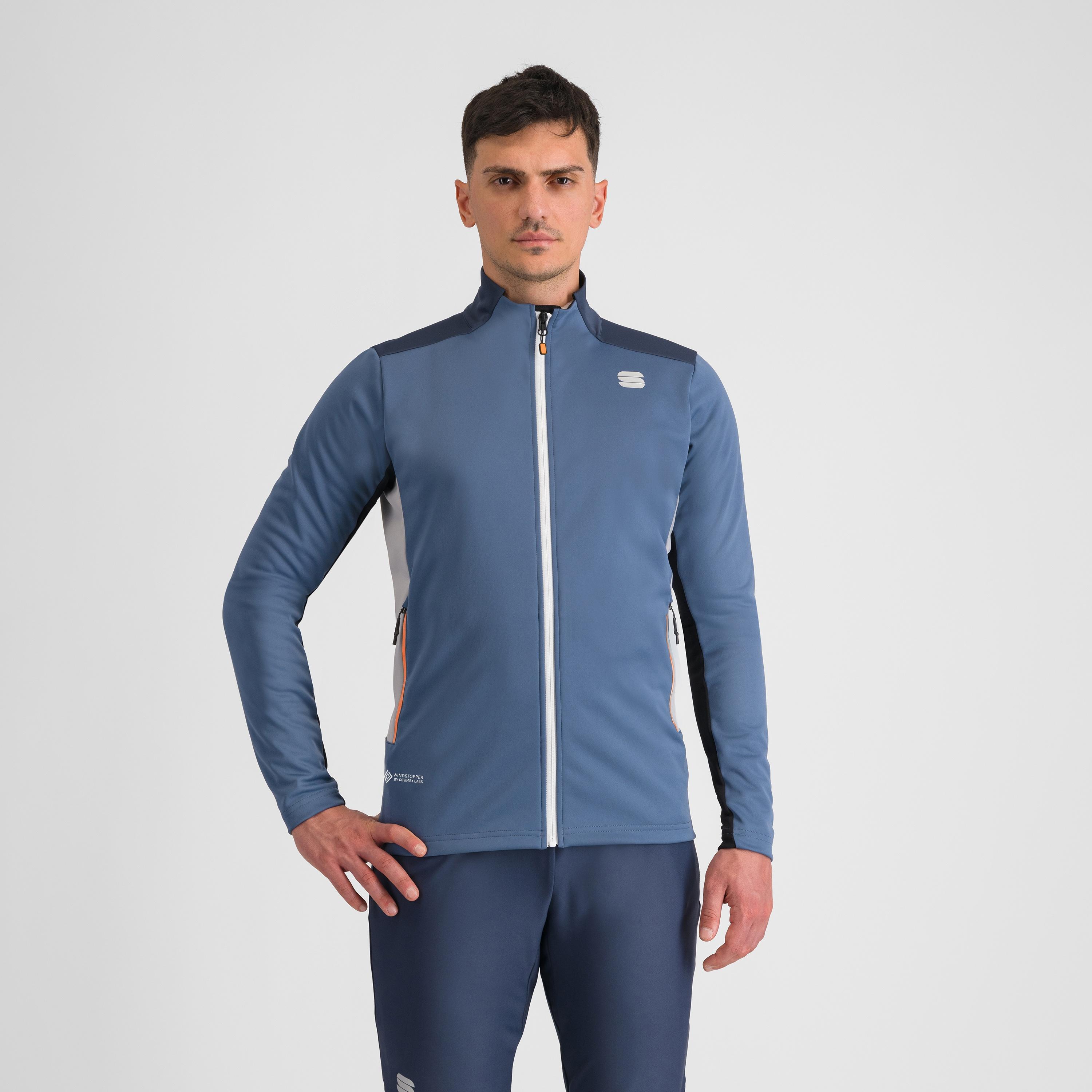 Squadra jacket - natural gray/galaxt blue - sportful