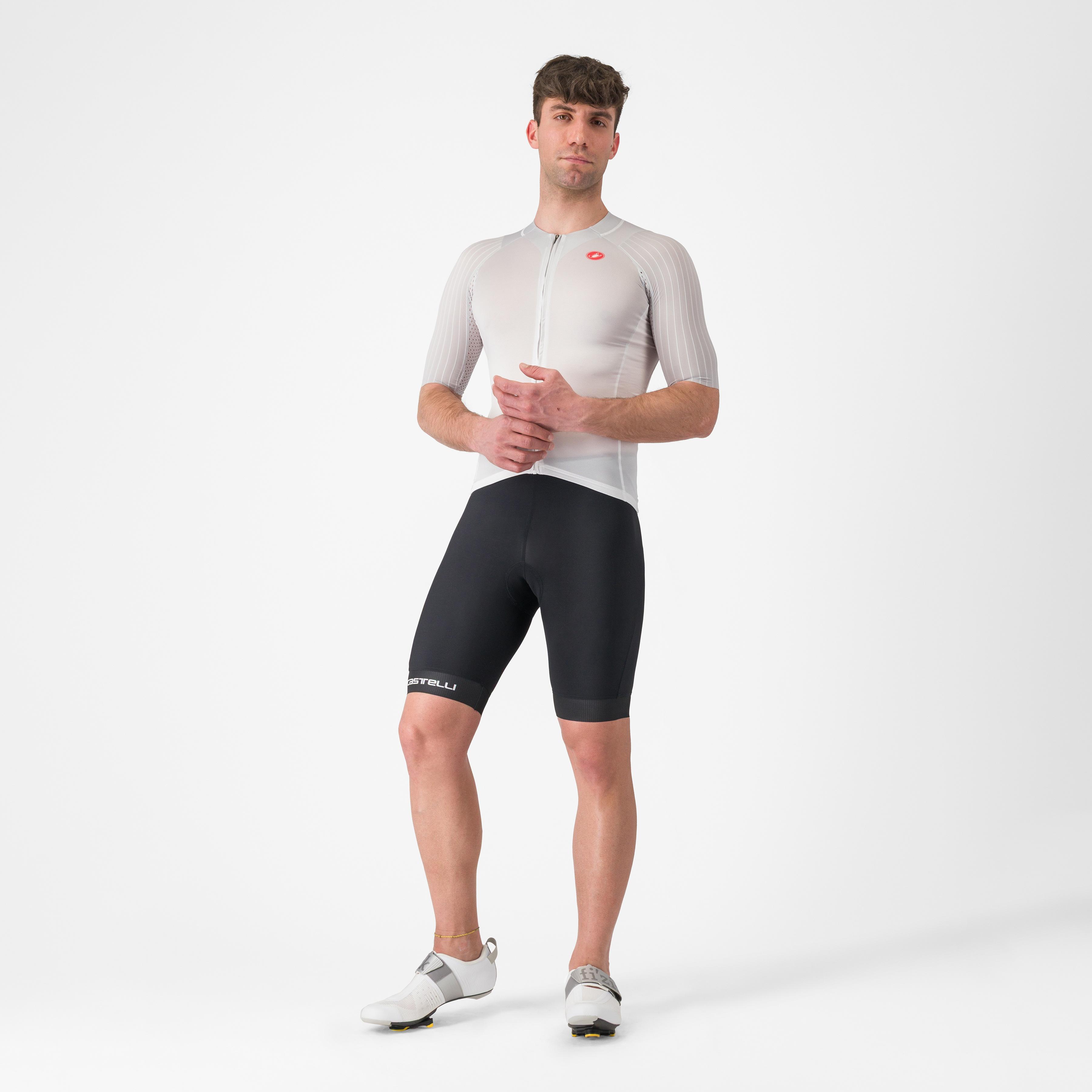 Free speed 3 race top - white/silver gray - castelli