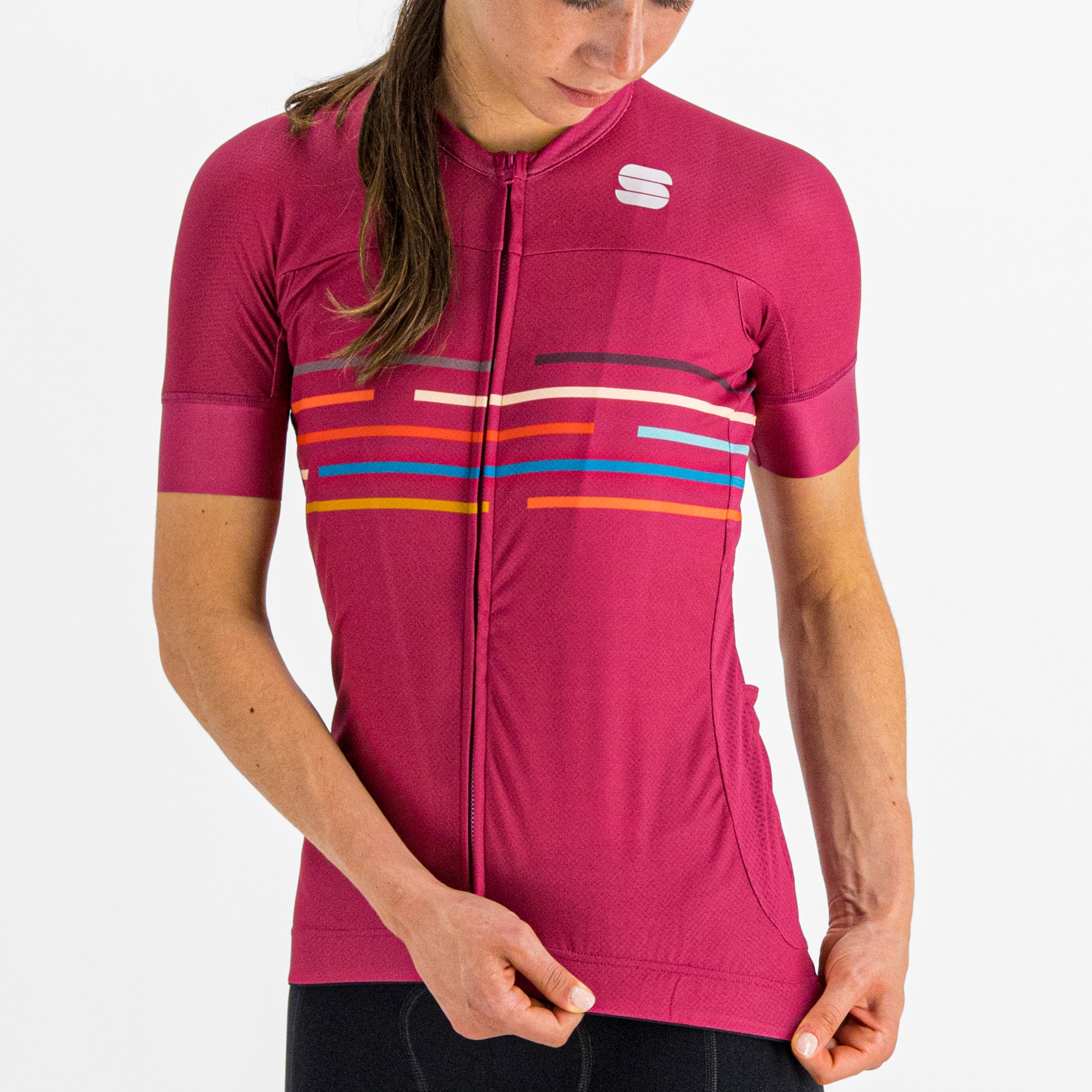 Vélodrome w short sleeve jersey - cyclamen - sportful
