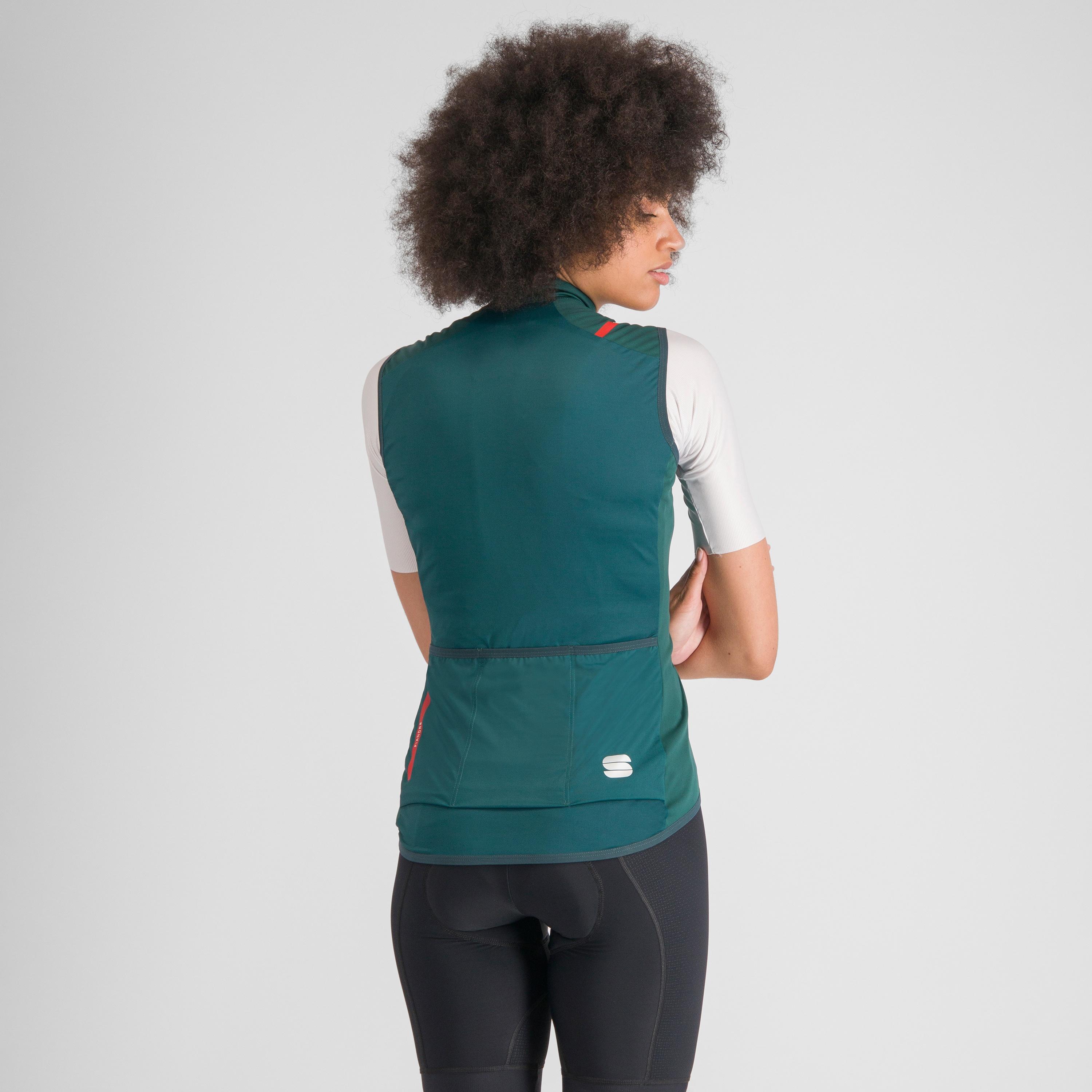 Fiandre pro w vest - shrub green - sportful