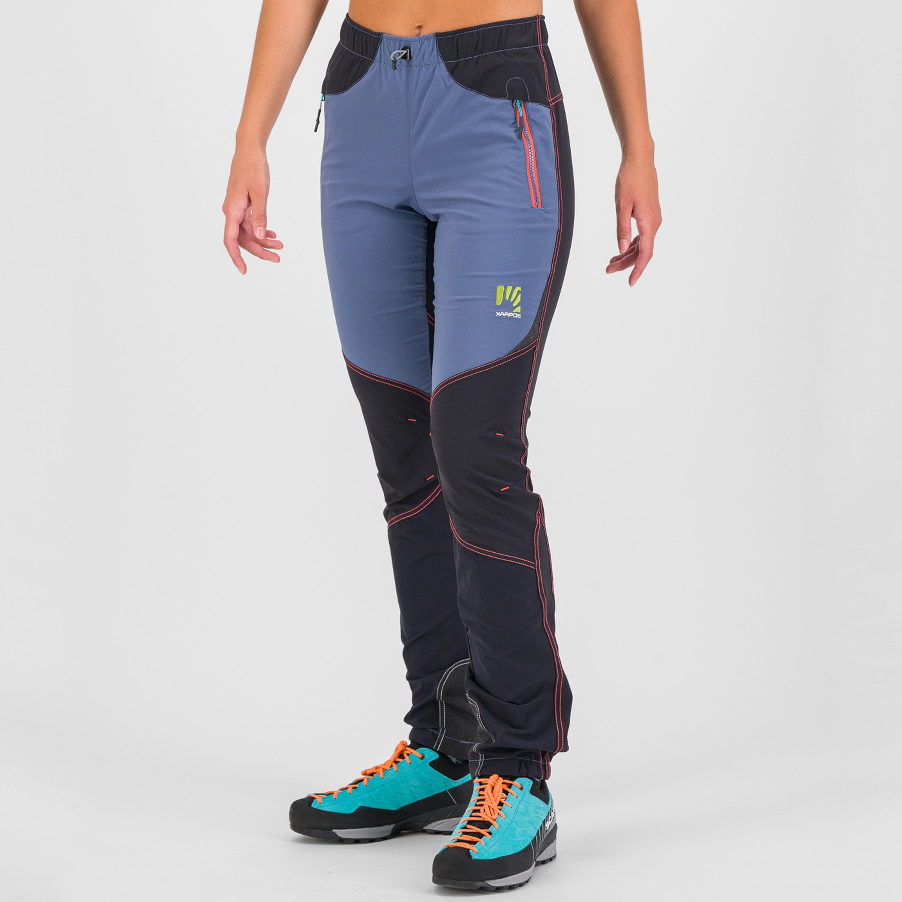 Rock w pant - vintage indigo/black/hot coral - karpos