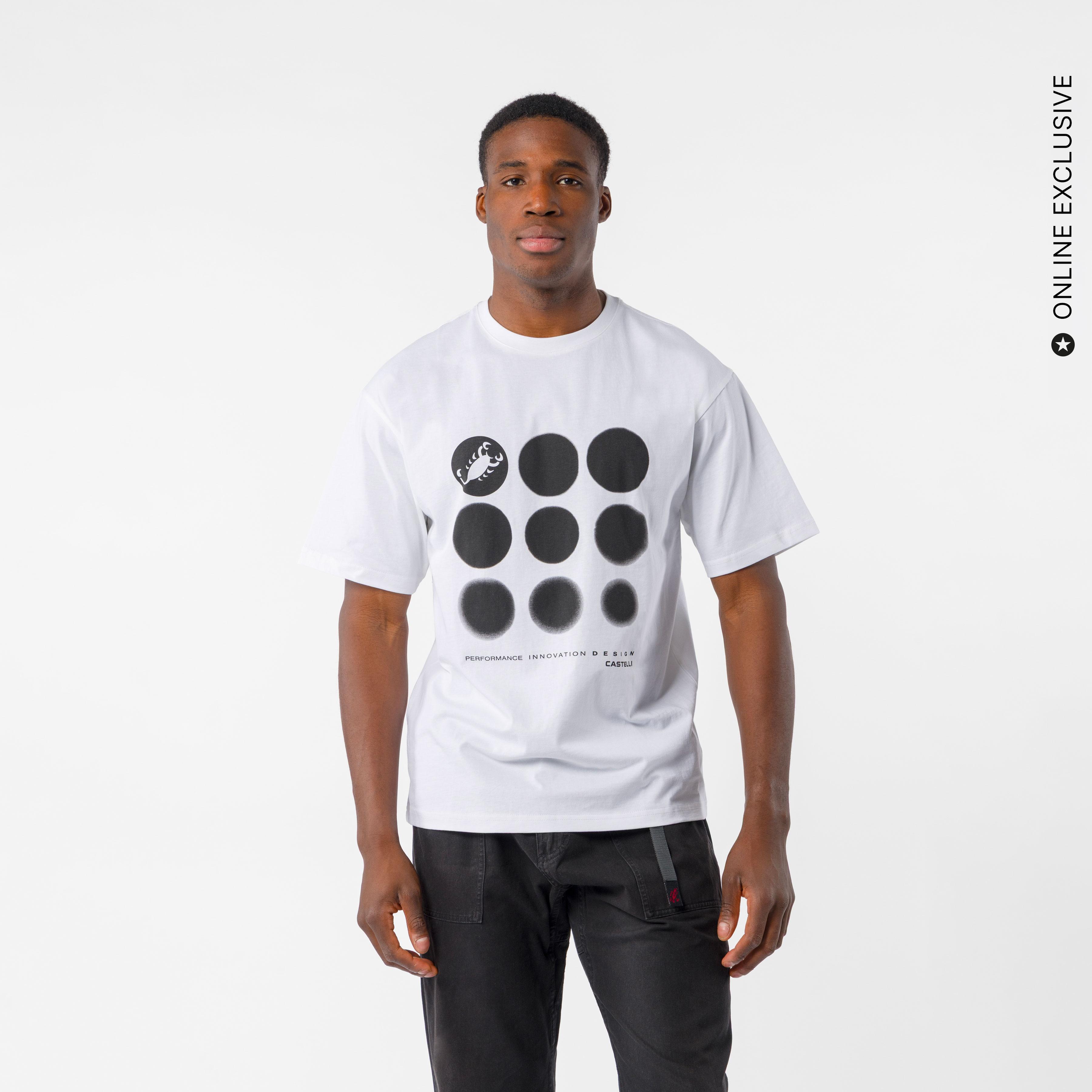 Dot logo tee - white - castelli