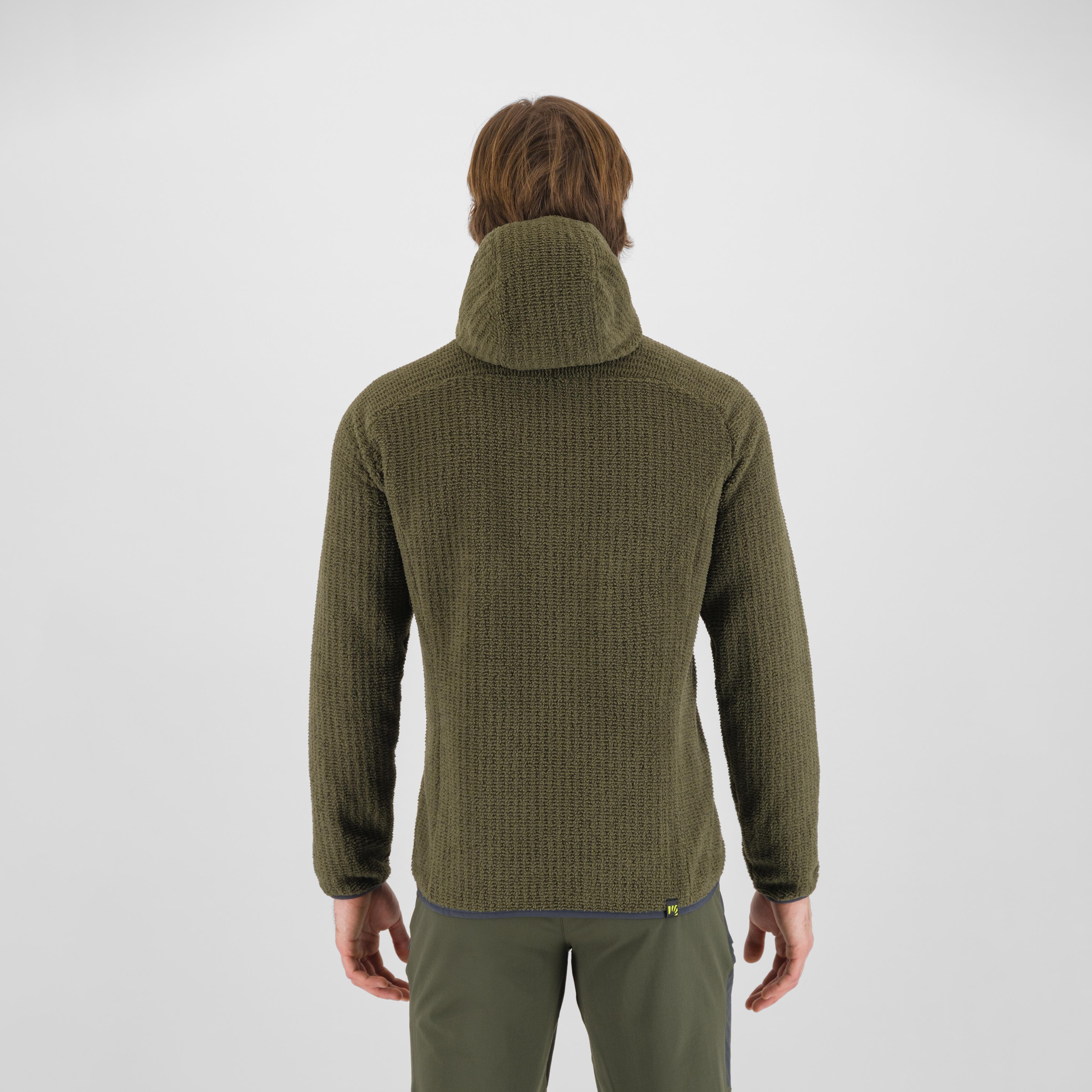 Rocchetta evo hoodie fleece - deep depths/woodl.gray - karpos