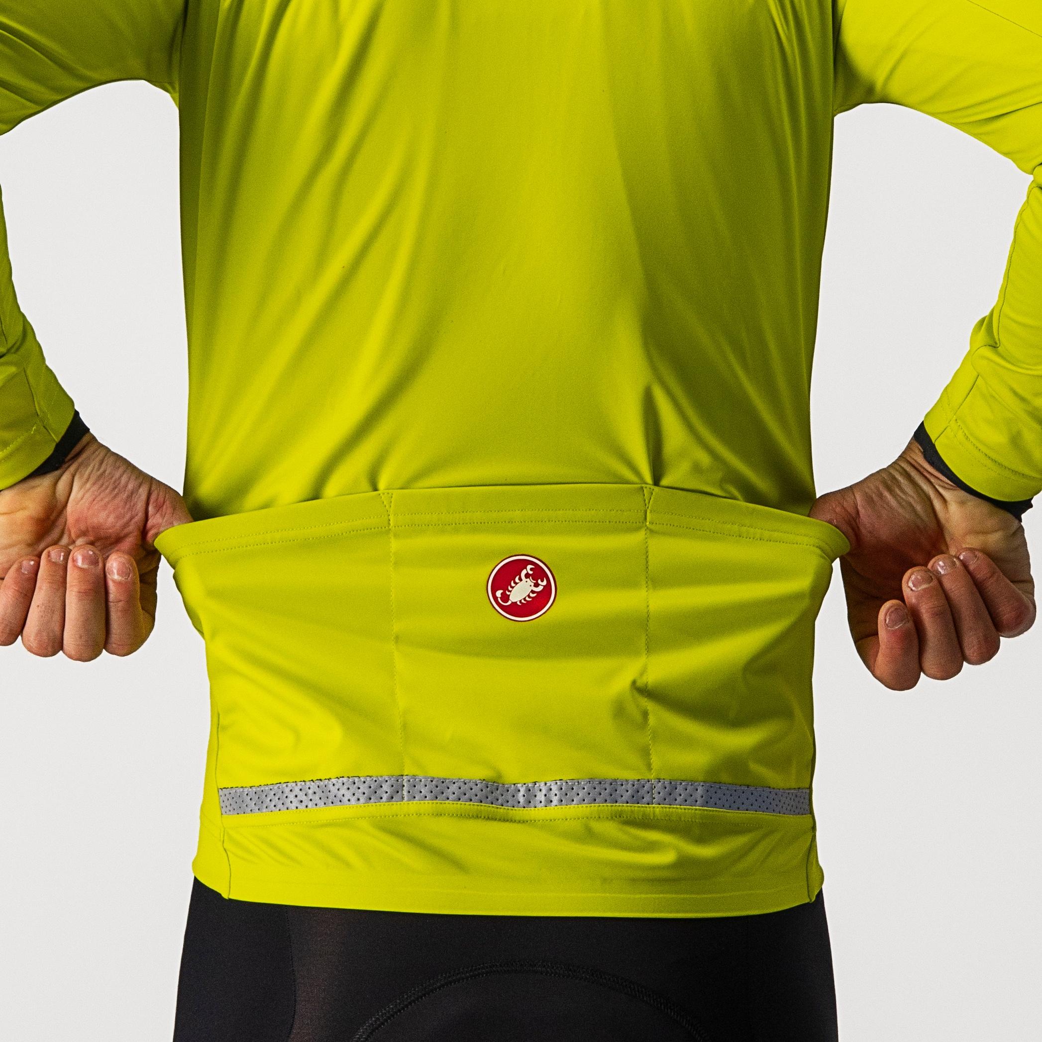 Go jacket - chartreuse/dark gray - castelli