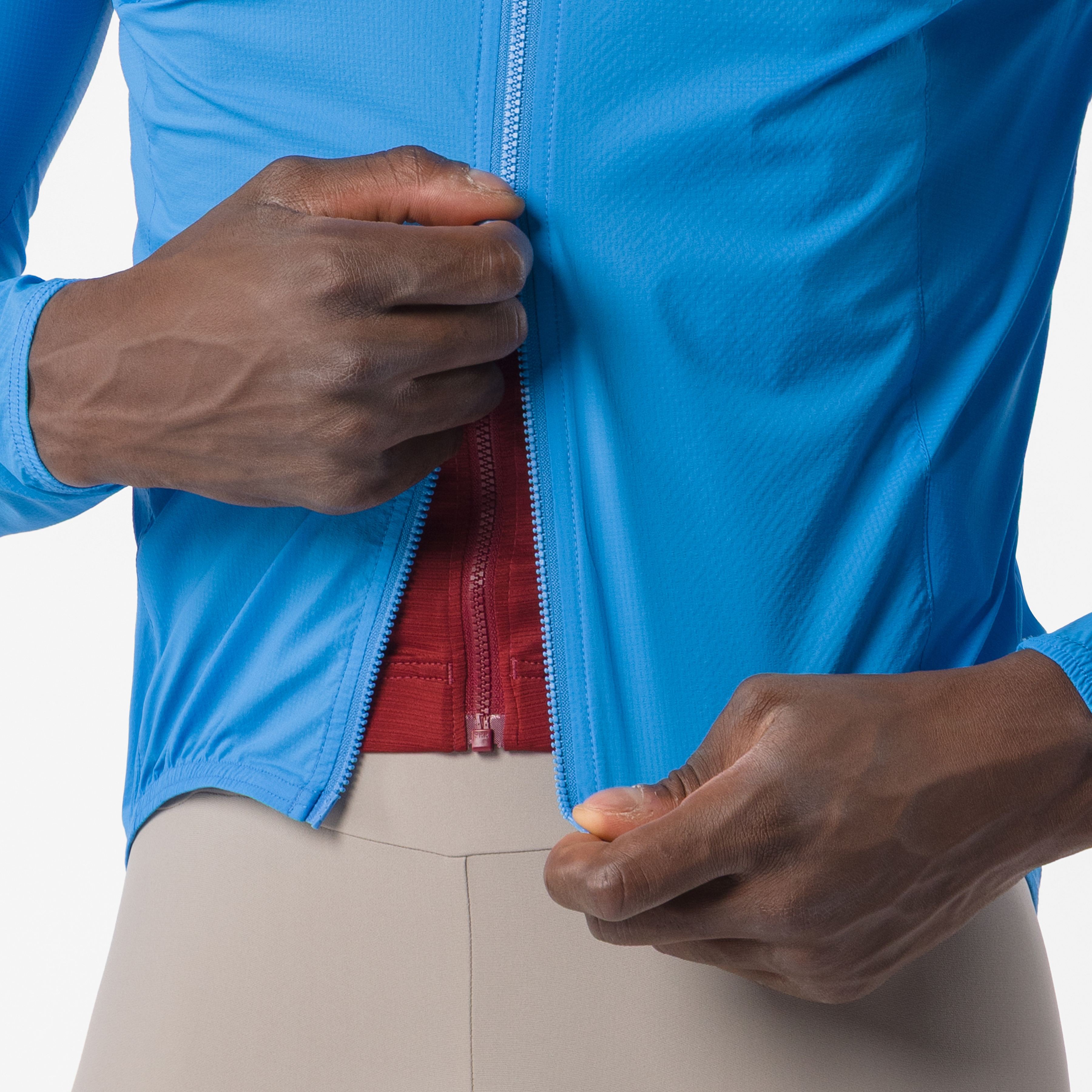 Transition air jacket - blue circuit - castelli