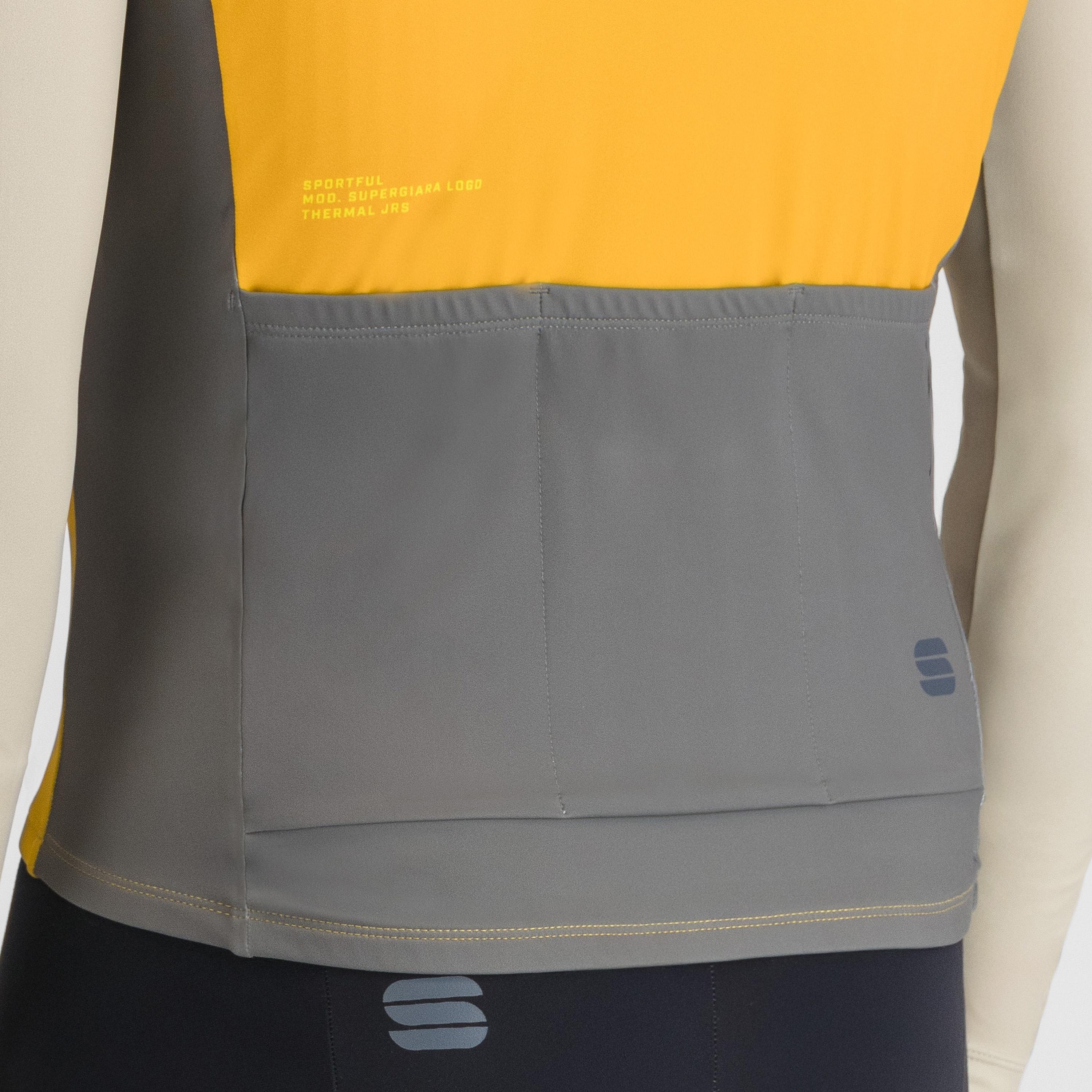 Supergiara logo thermal jersey - gold leaf - sportful