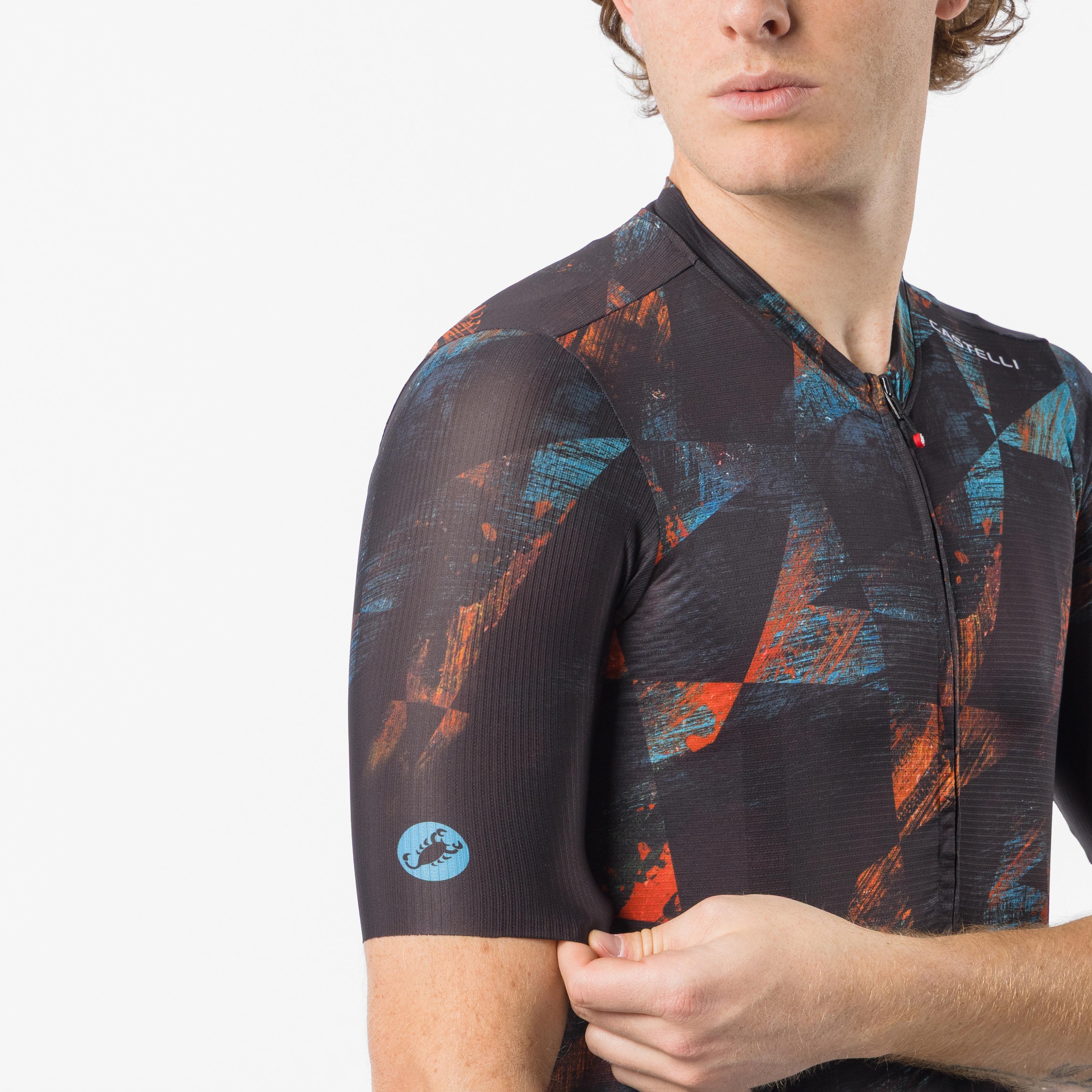 Photofinish espresso 2 jersey limited edition - black zip - castelli
