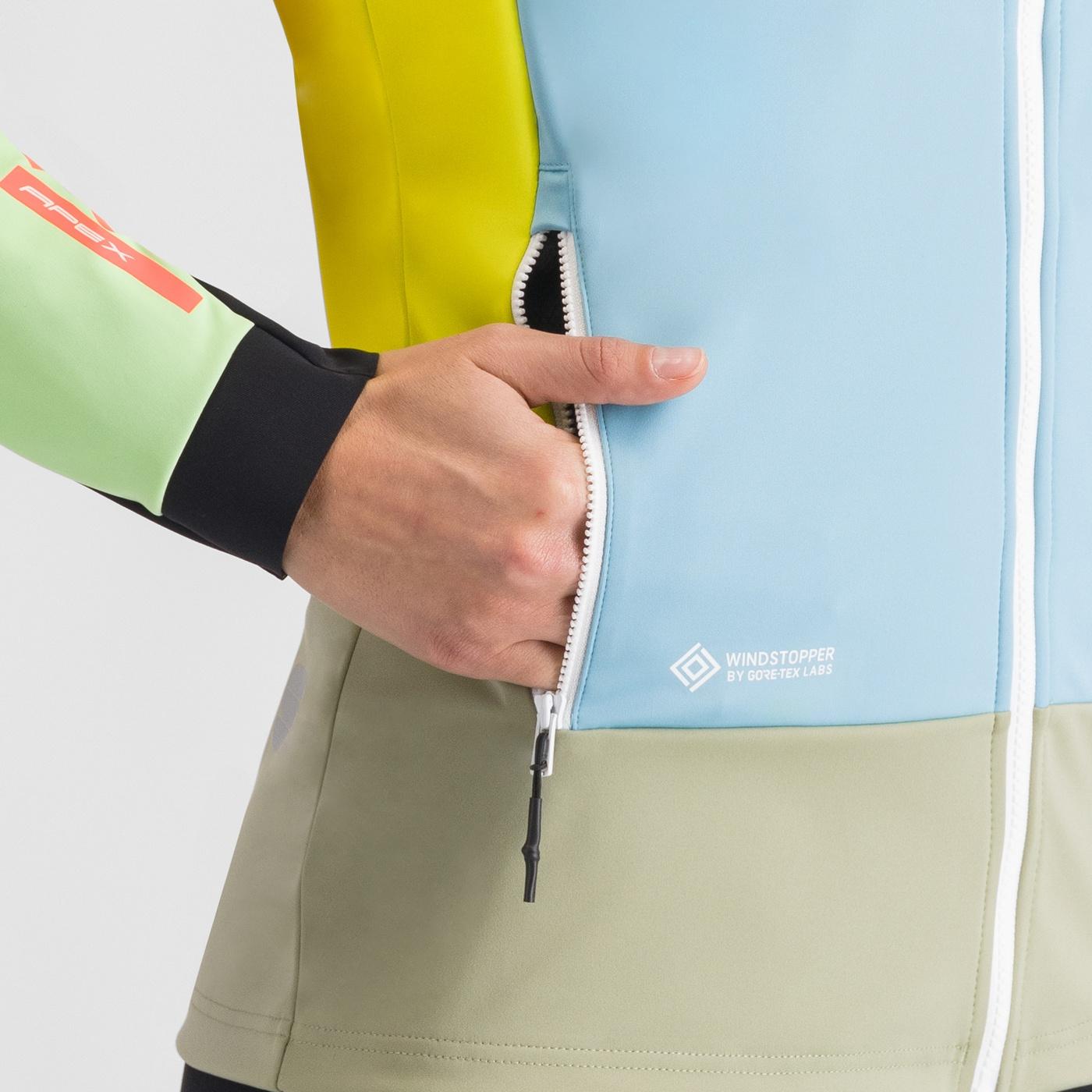 Upcycle apex w jacket - multicolor - sportful