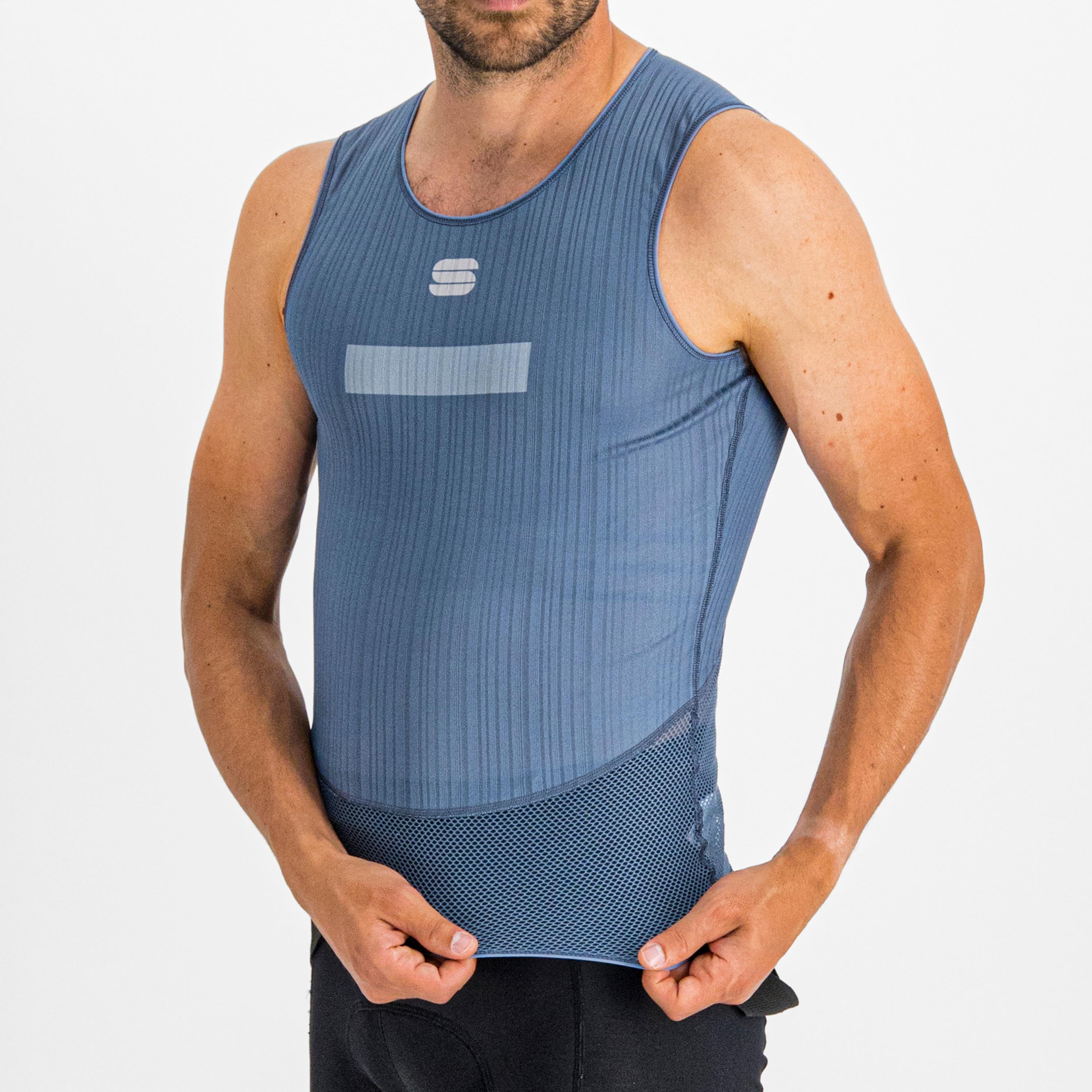 Pro baselayer sleeveless - blue sea cement - sportful