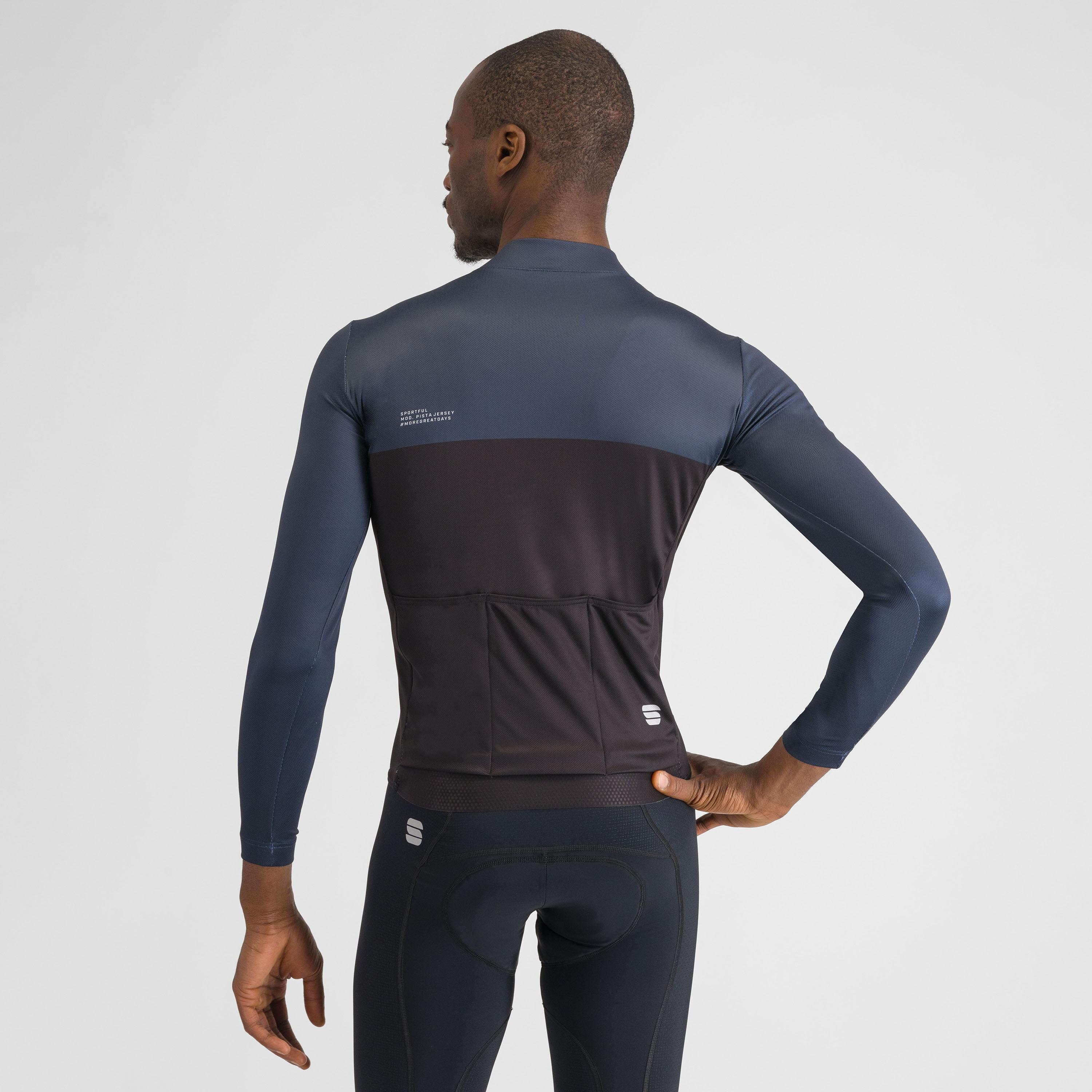 Pista thermal jersey - black blu white - sportful
