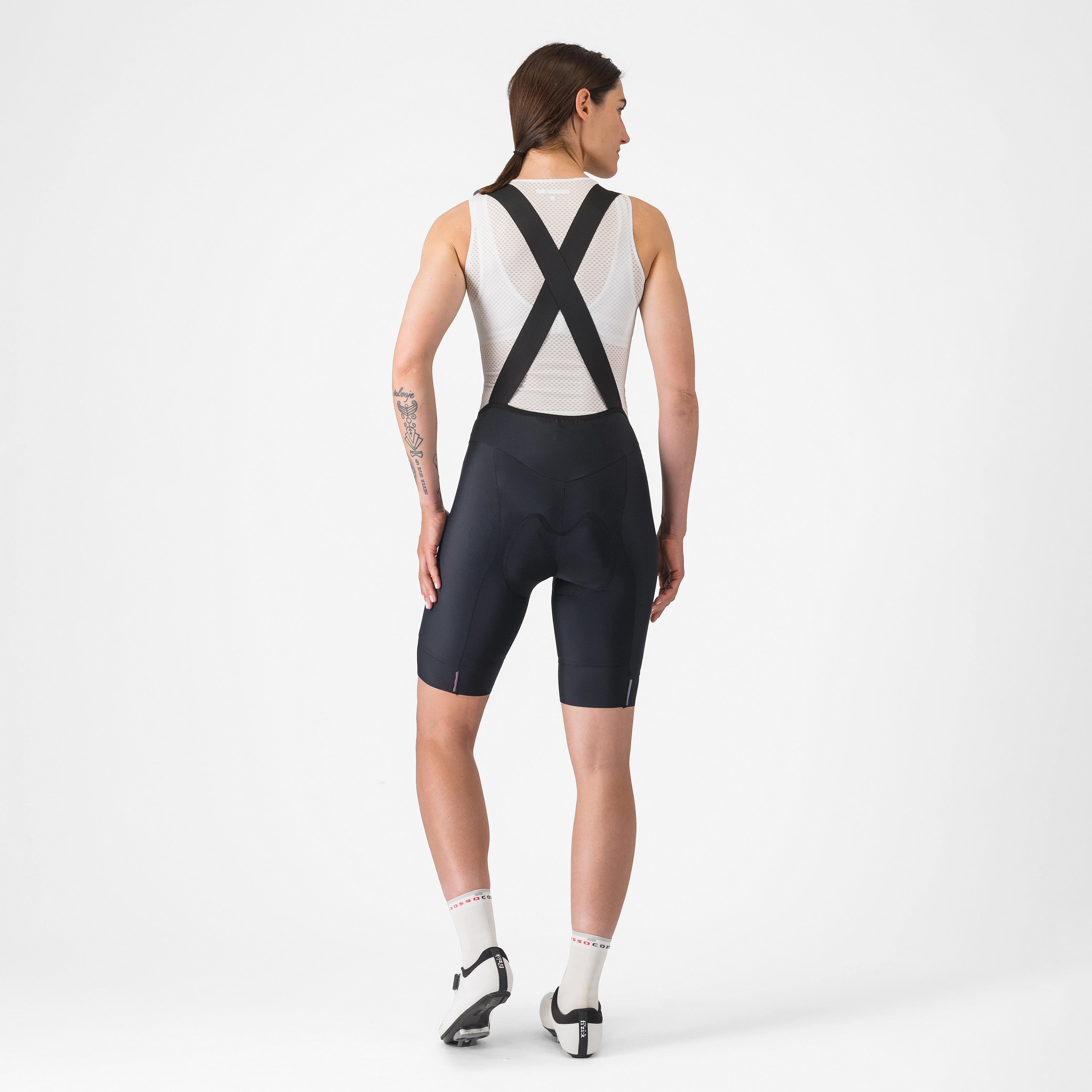 Prima 2 dt bibshort - black/black - castelli