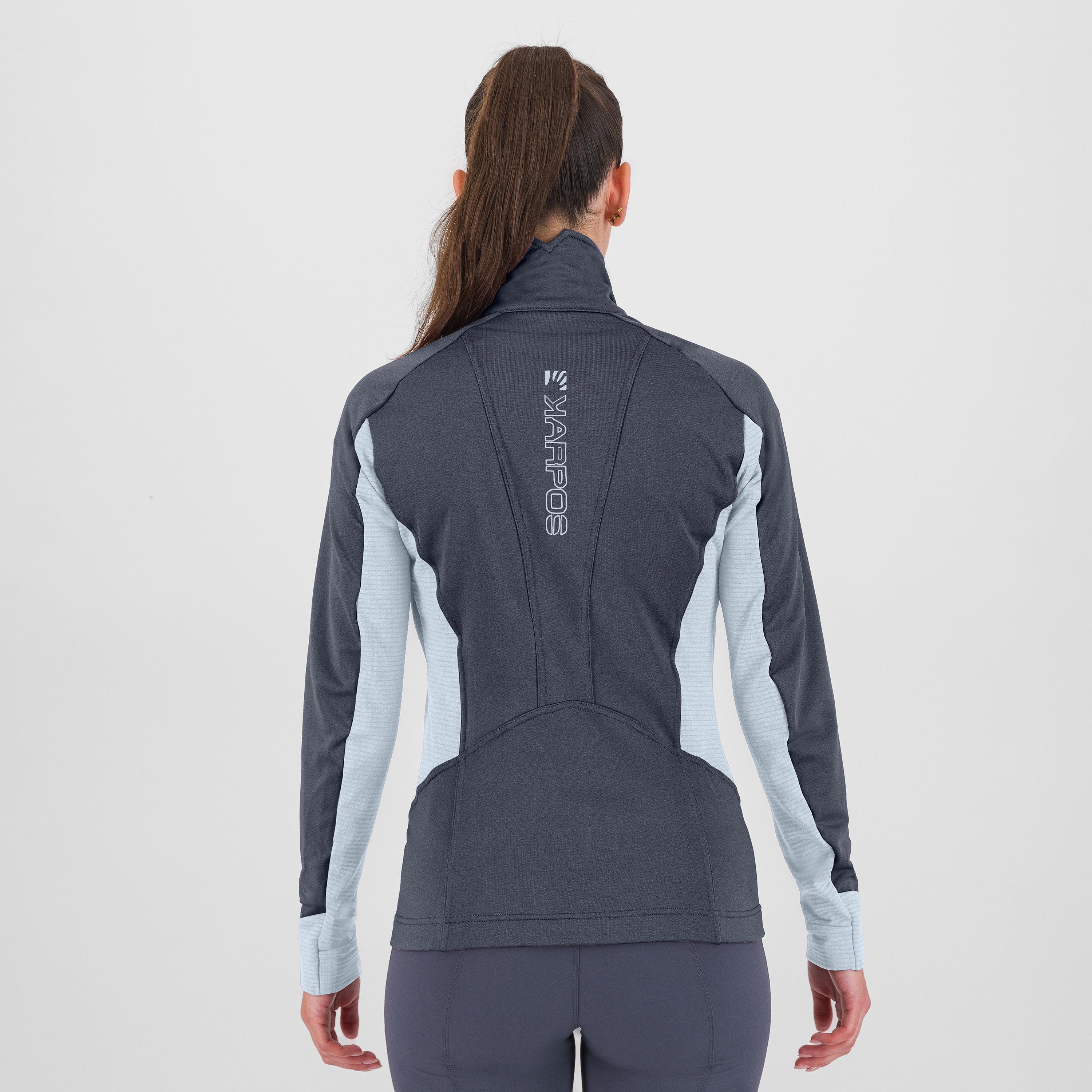 Pizzocco evo w full-zip fleece - ombre blue/bright white - karpos