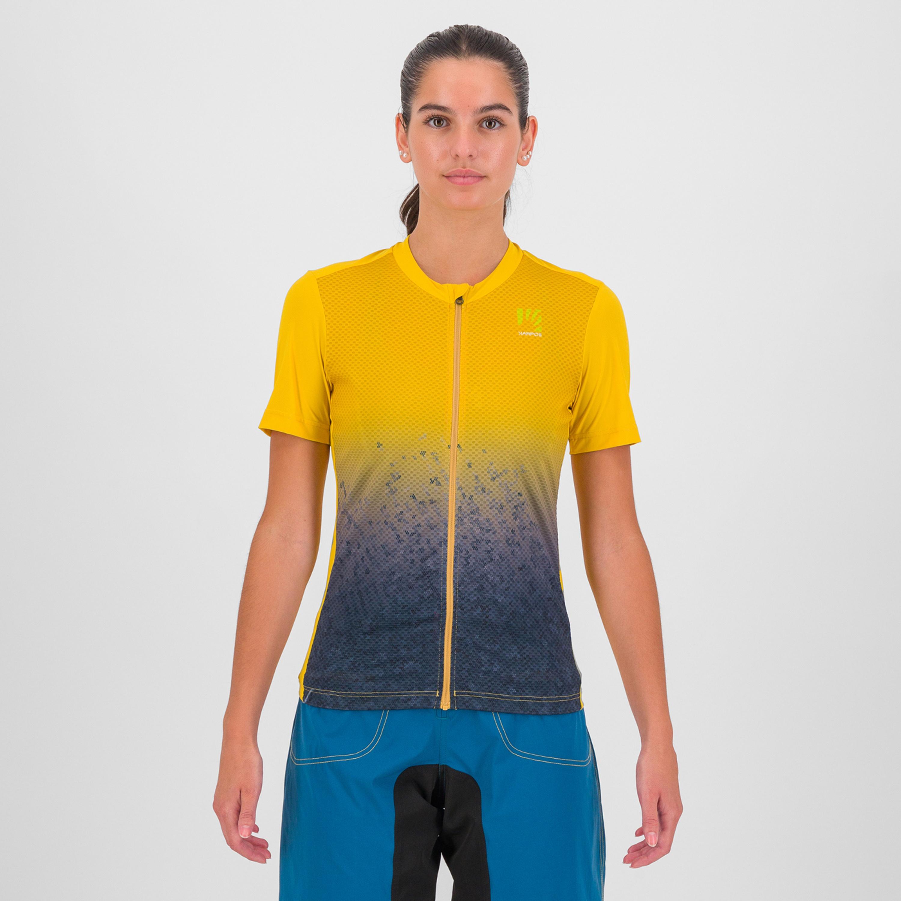 Verve evo w jersey - lemon curry/ombre blue - karpos