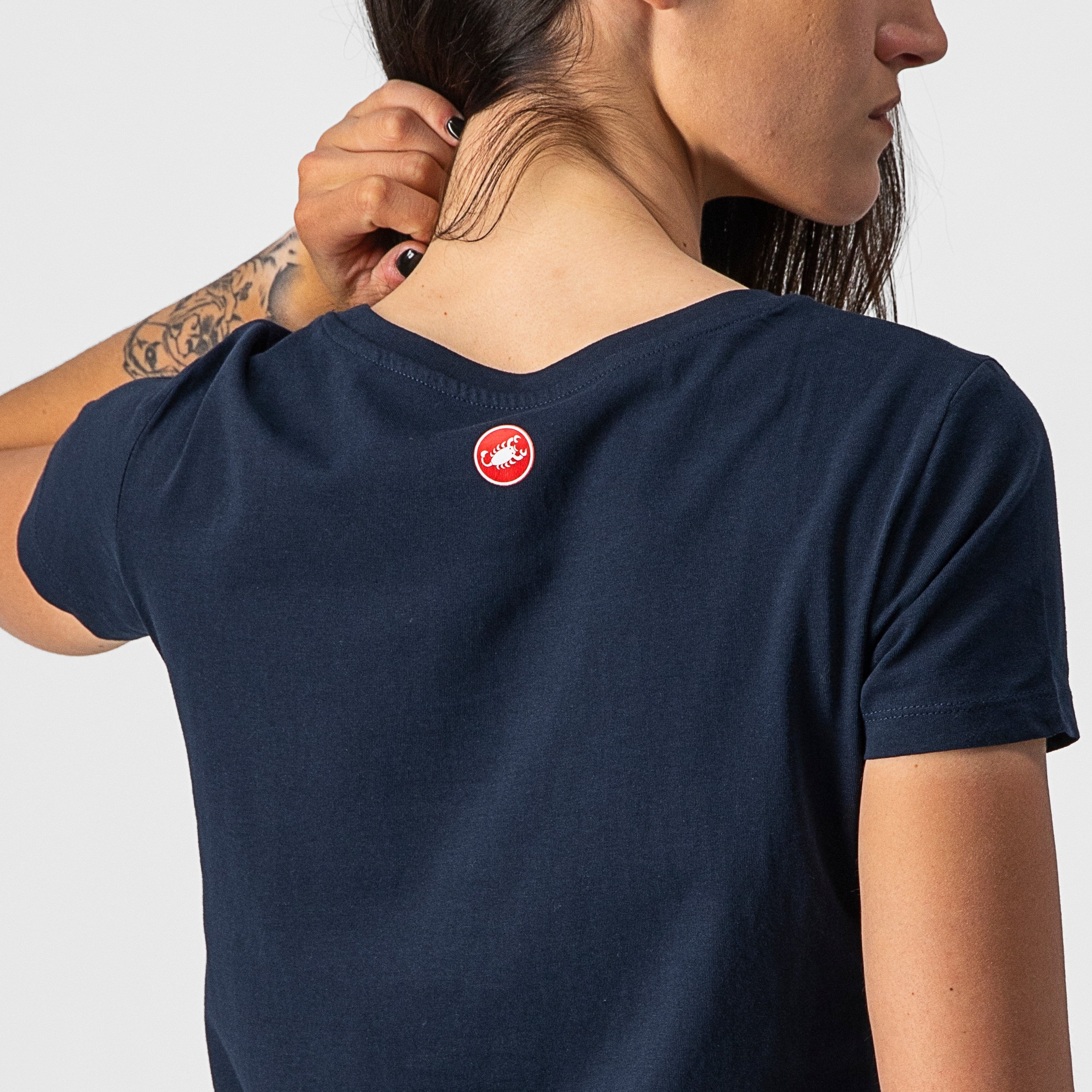 Bellagio tee - savile blue/sky light - castelli