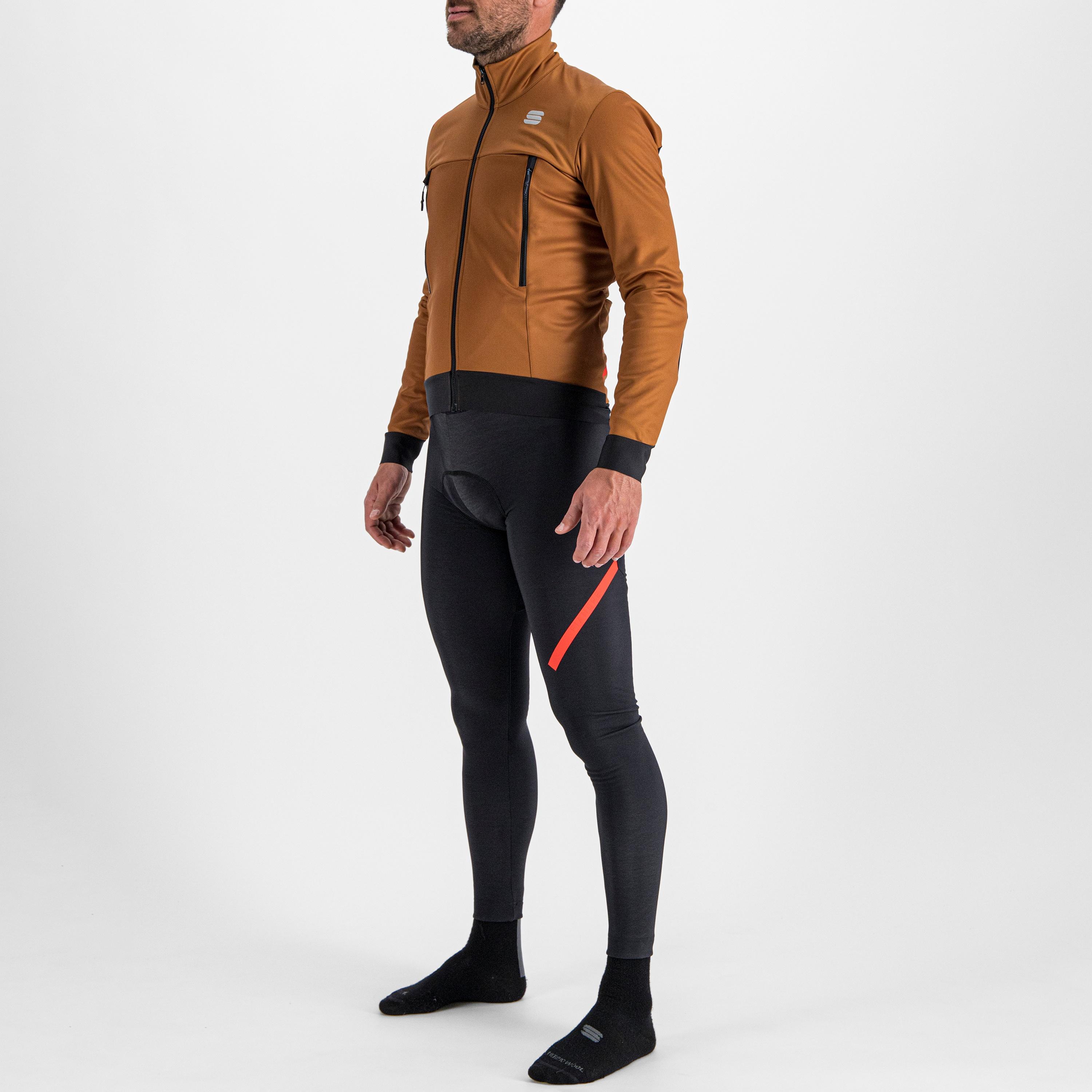 Fiandre warm jacket - leather - sportful