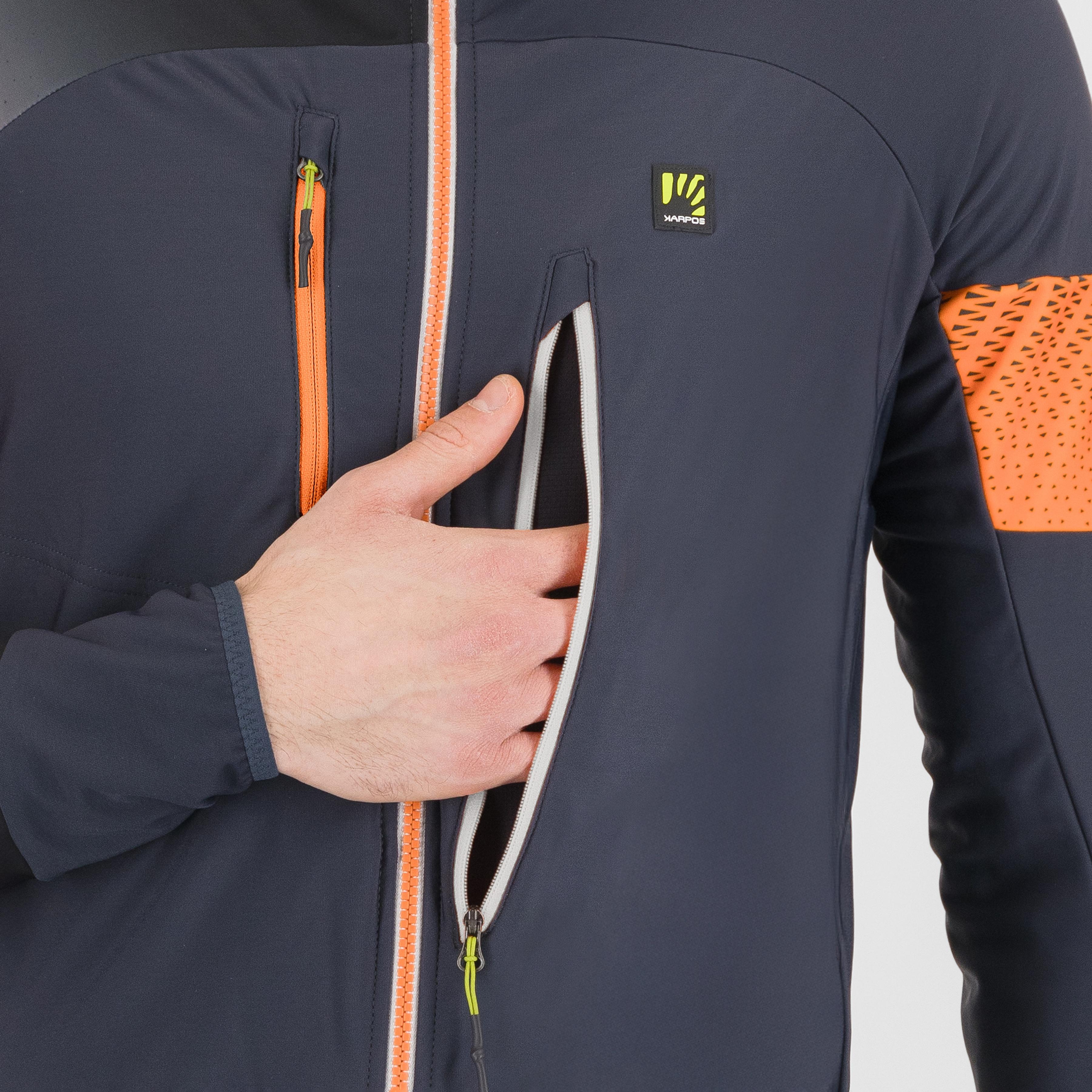 Alagna 2.0 jacket - woodl.gray/vibr.orange - karpos