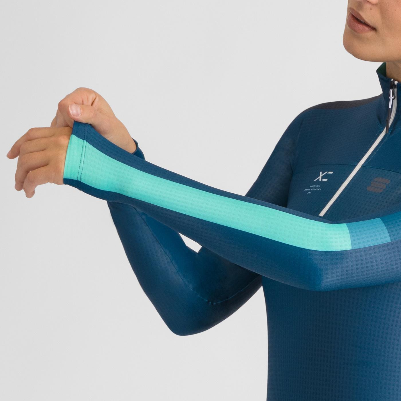 Apex w jersey - teal blue/green - sportful