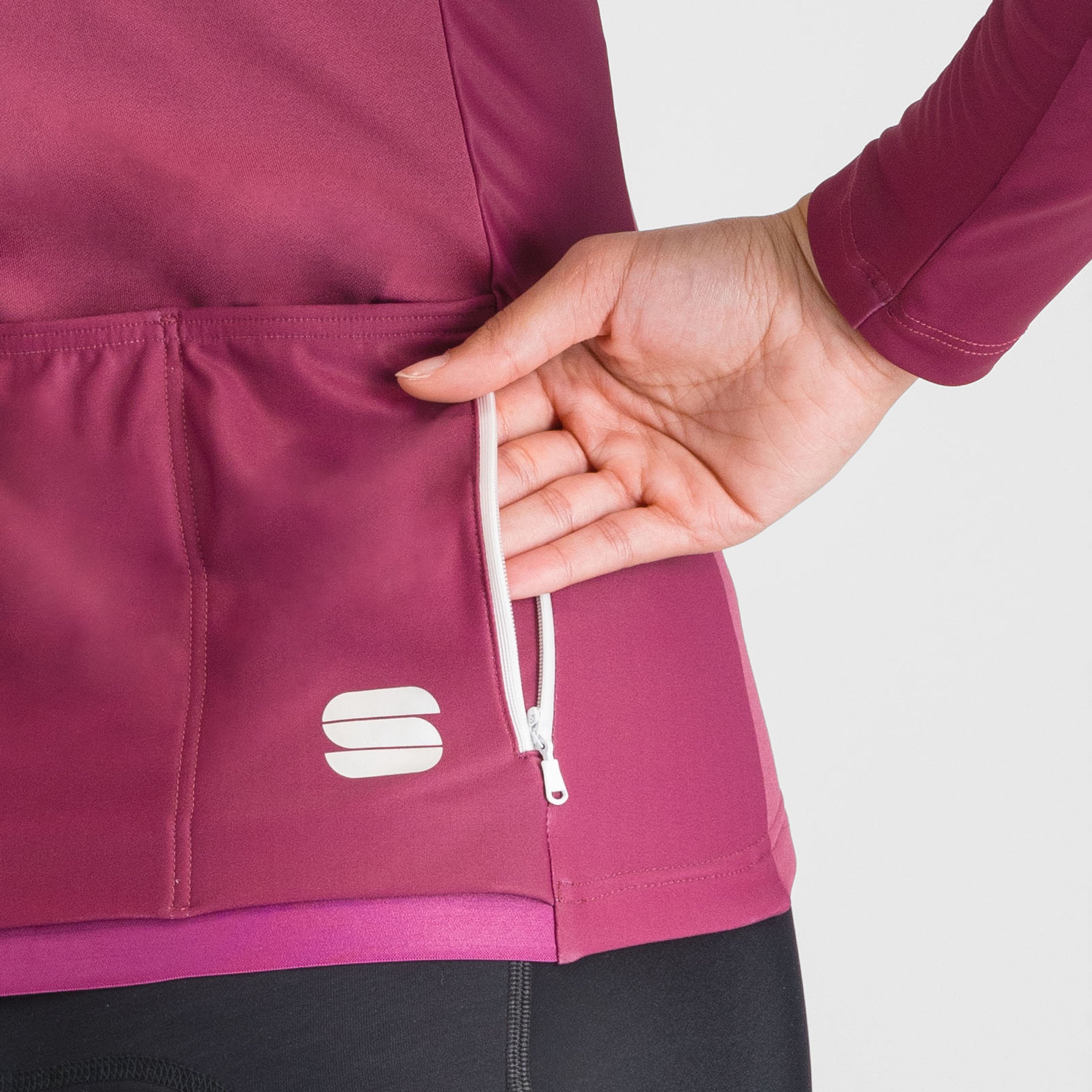 Srk thermal w jersey - raspberry violet - sportful