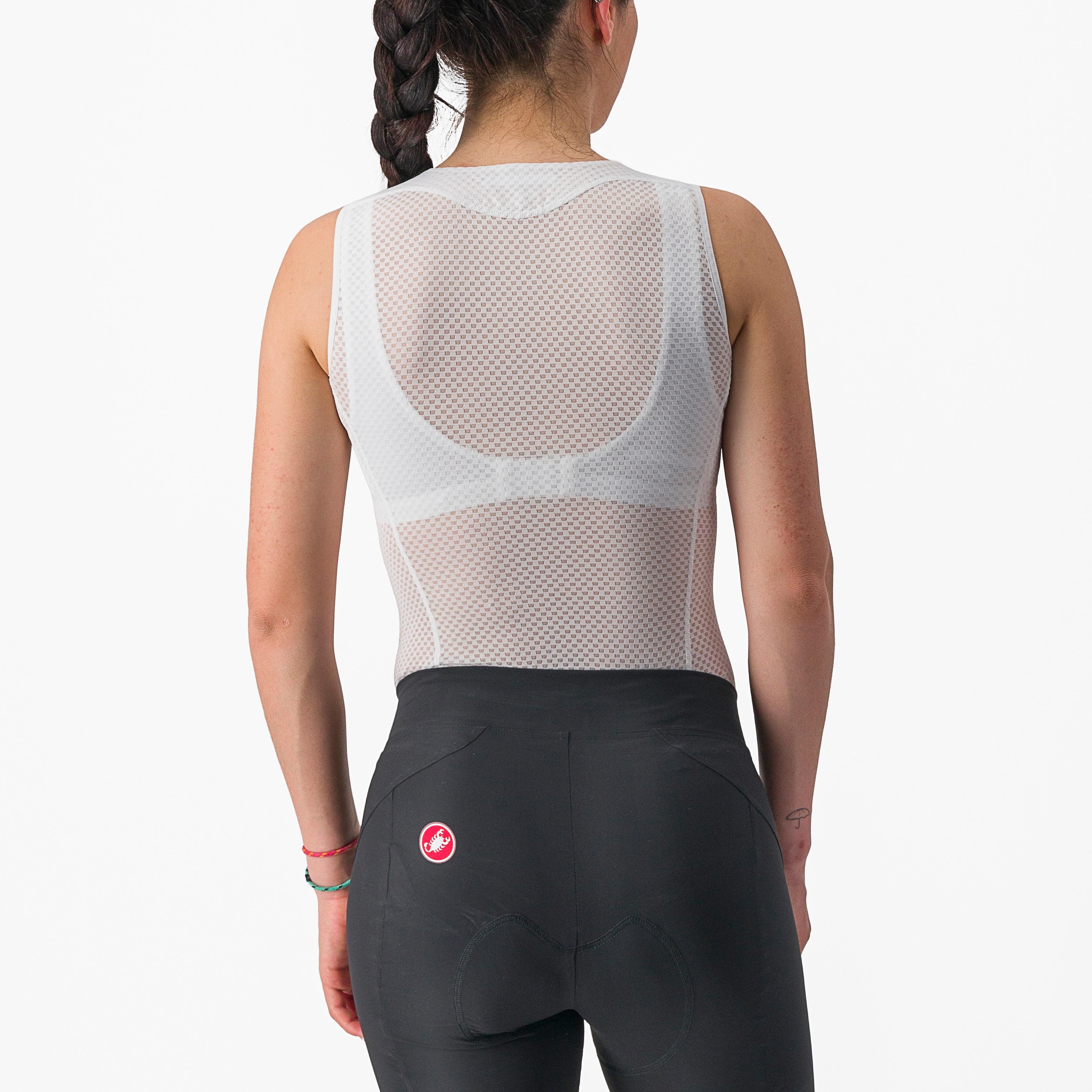 Pro issue 2 w sleeveless - white - castelli