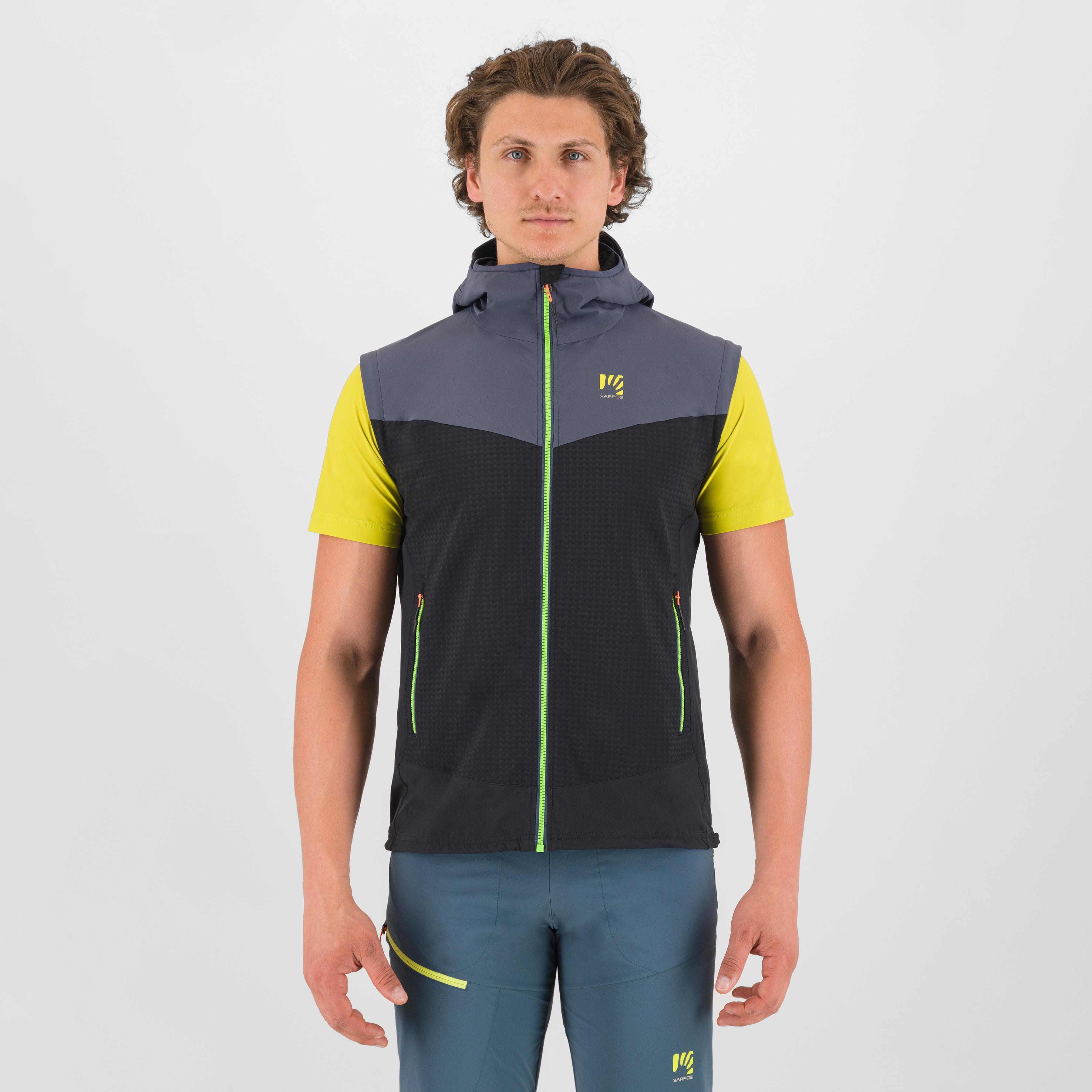 Lede  convertible jacket - black/ombre blue - karpos