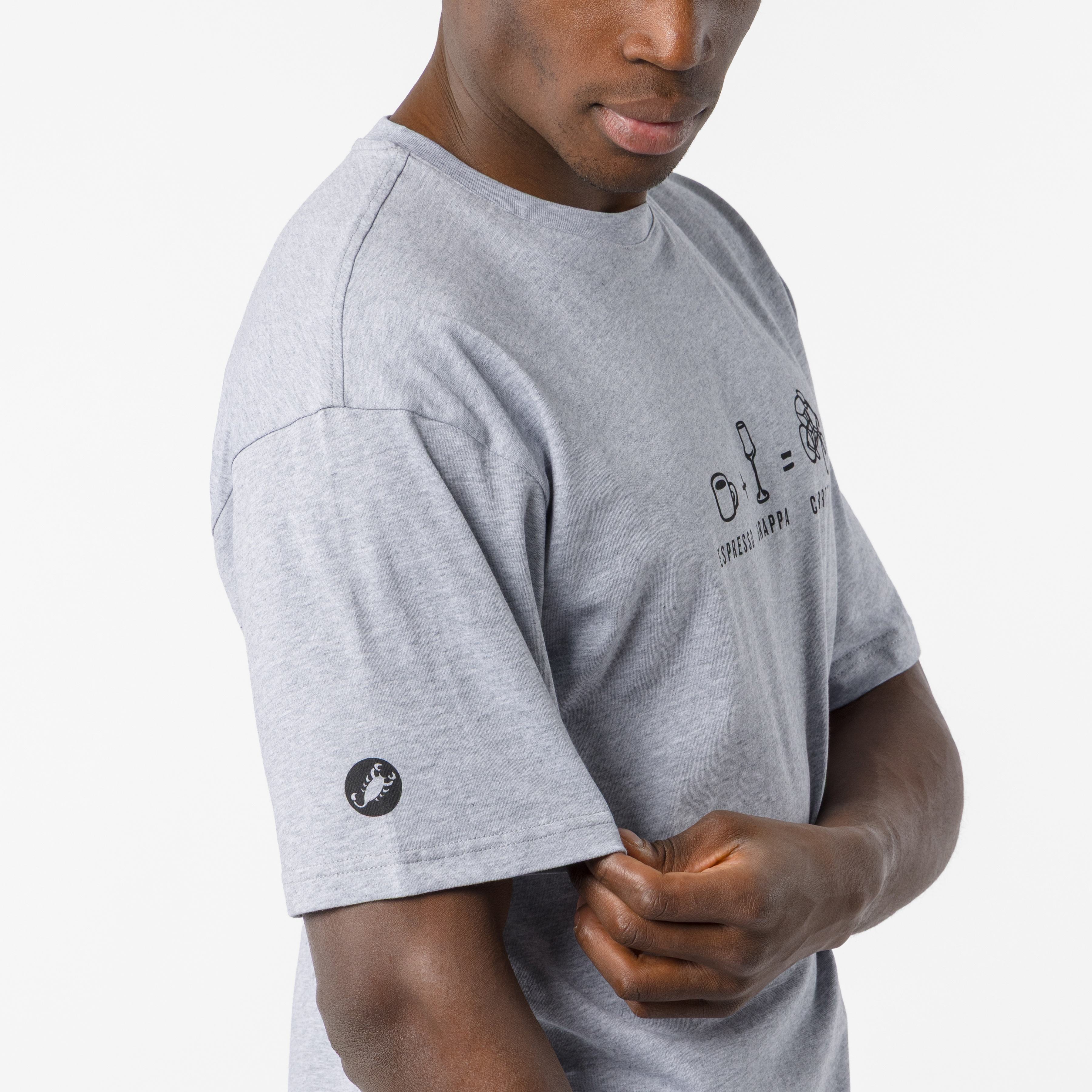 Corretto tee - melange gray - castelli