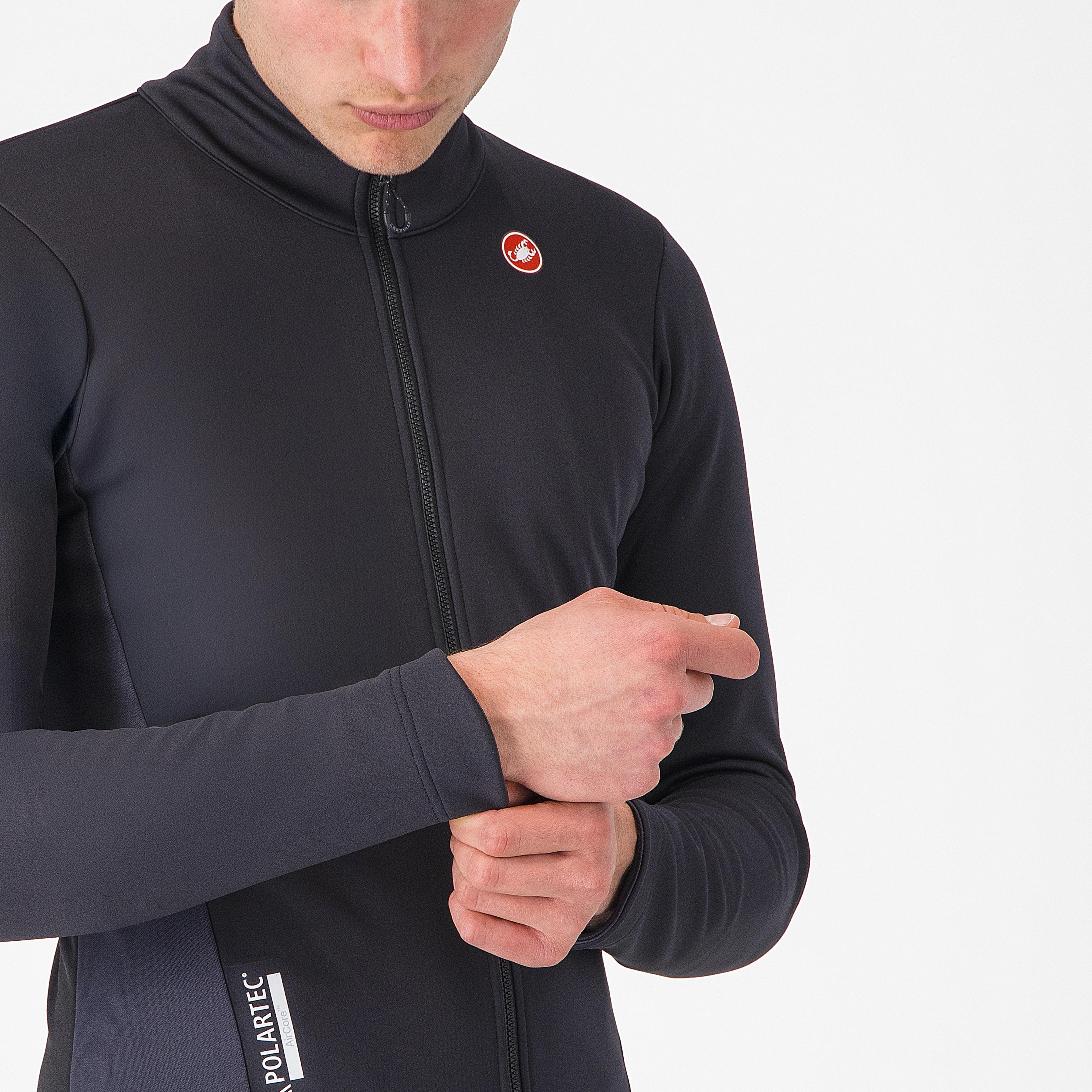 Entrata 2 jacket - light black/dark gray - castelli