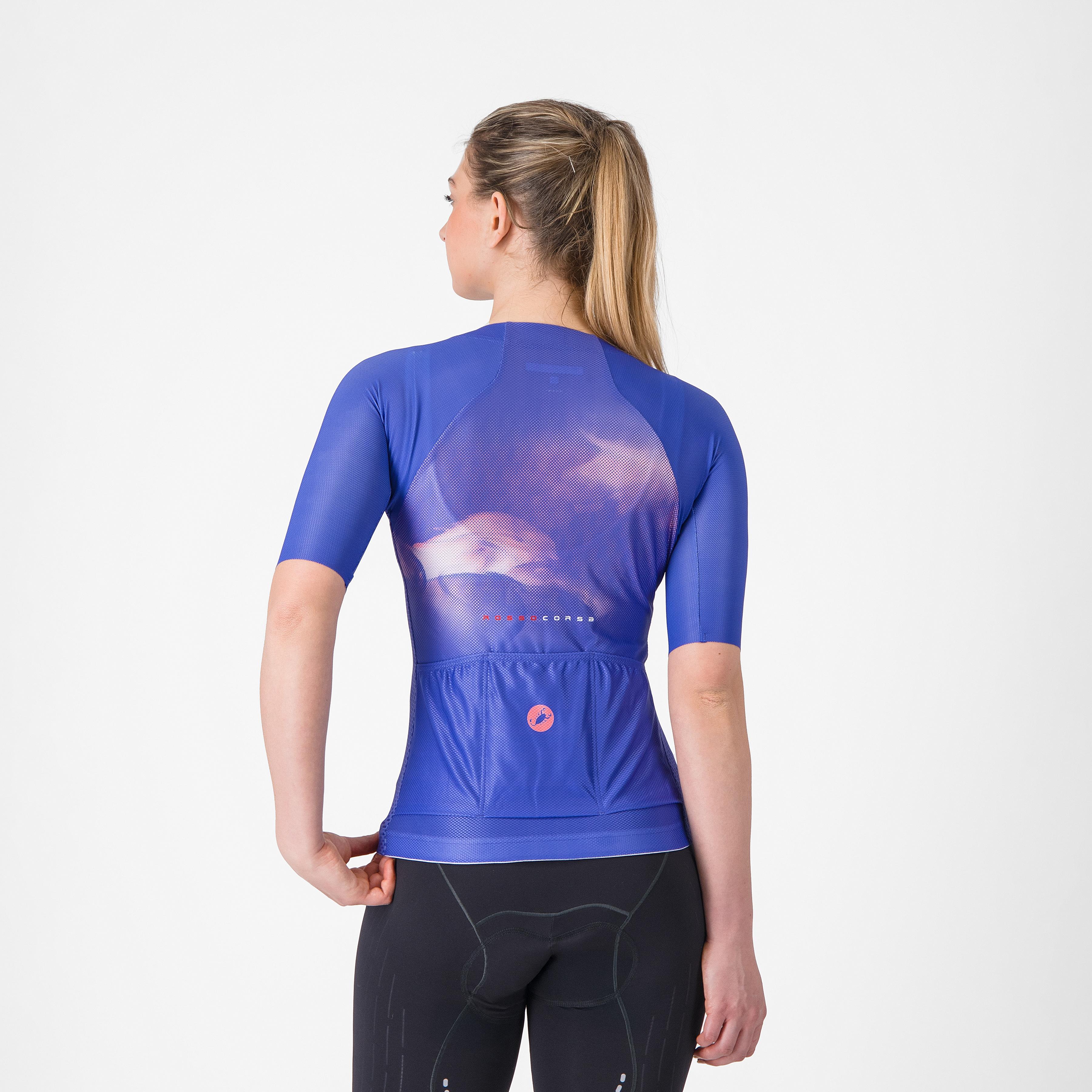 Climber's a/c w jersey - ultraviolet/purple mist-pink - castelli