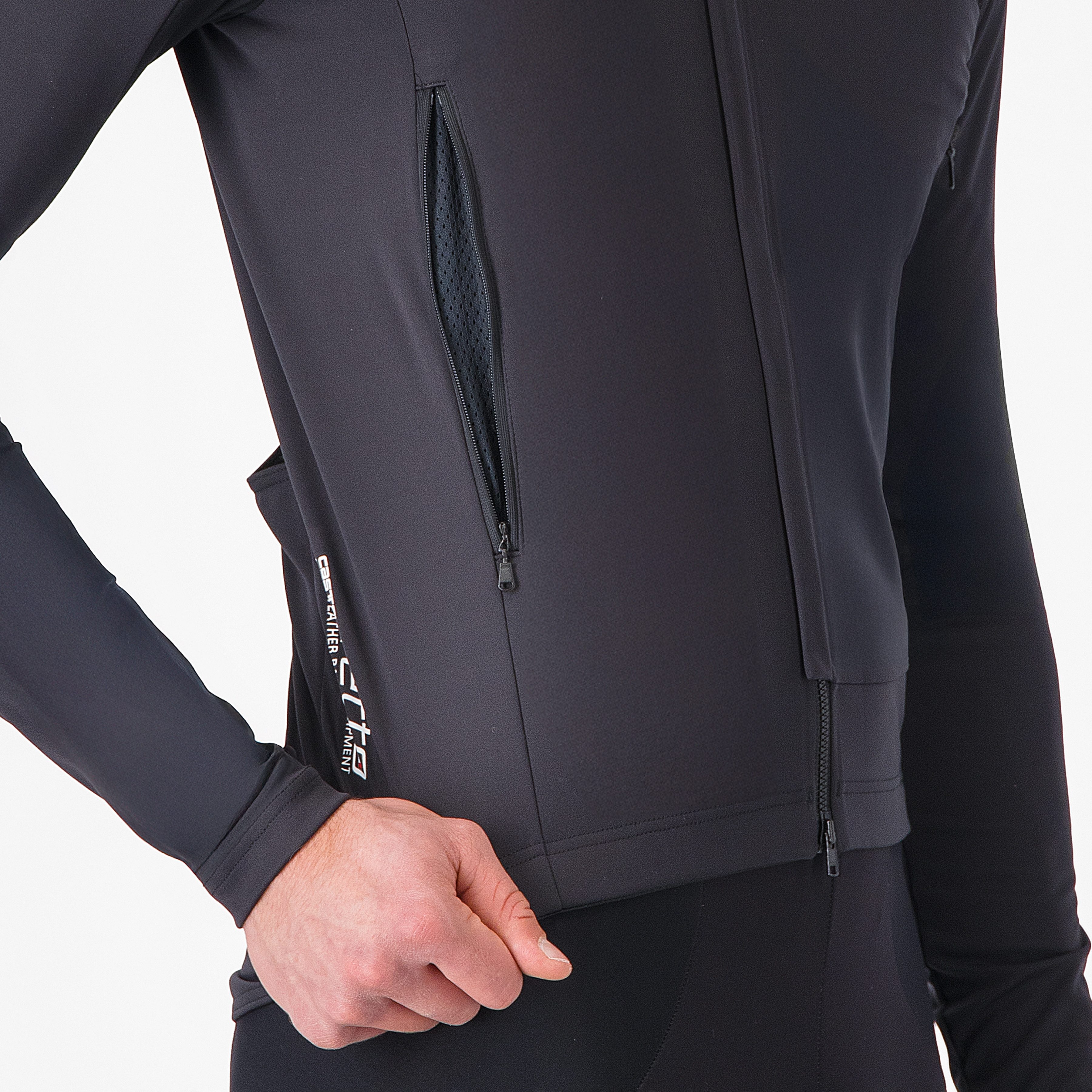 Perfetto ros 3 jacket - light black/silver reflex - castelli