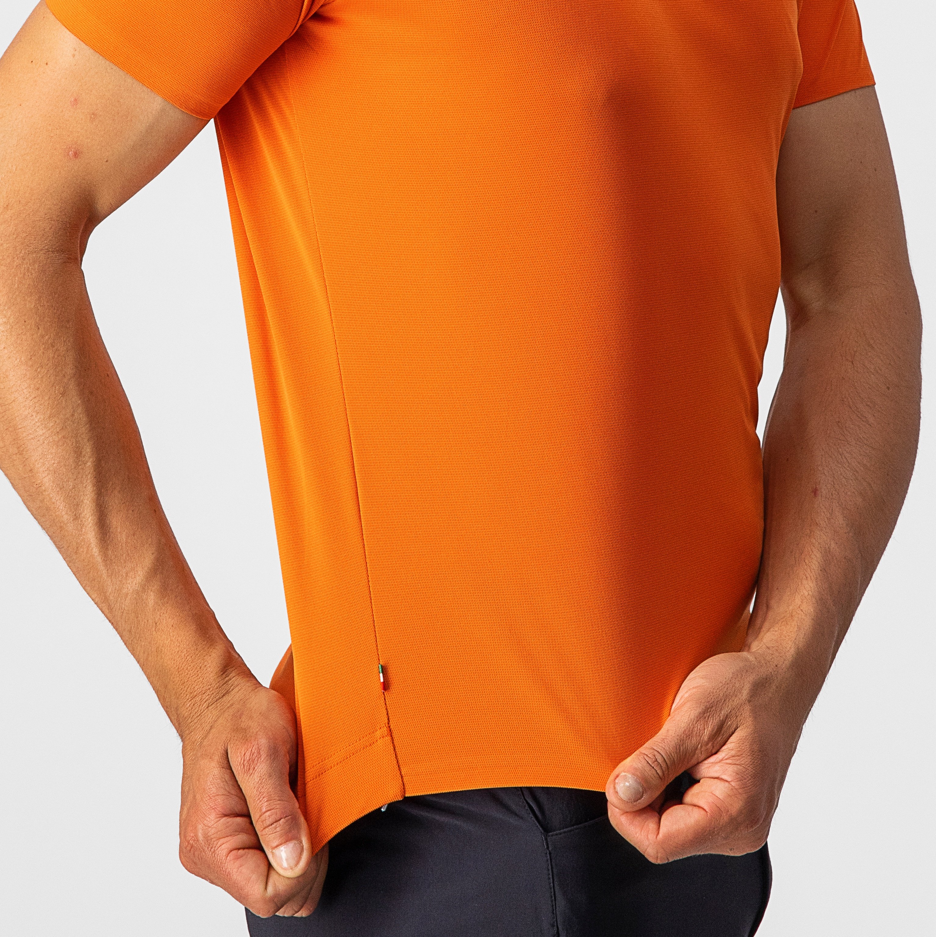 Tech 2 tee - orange rust - castelli