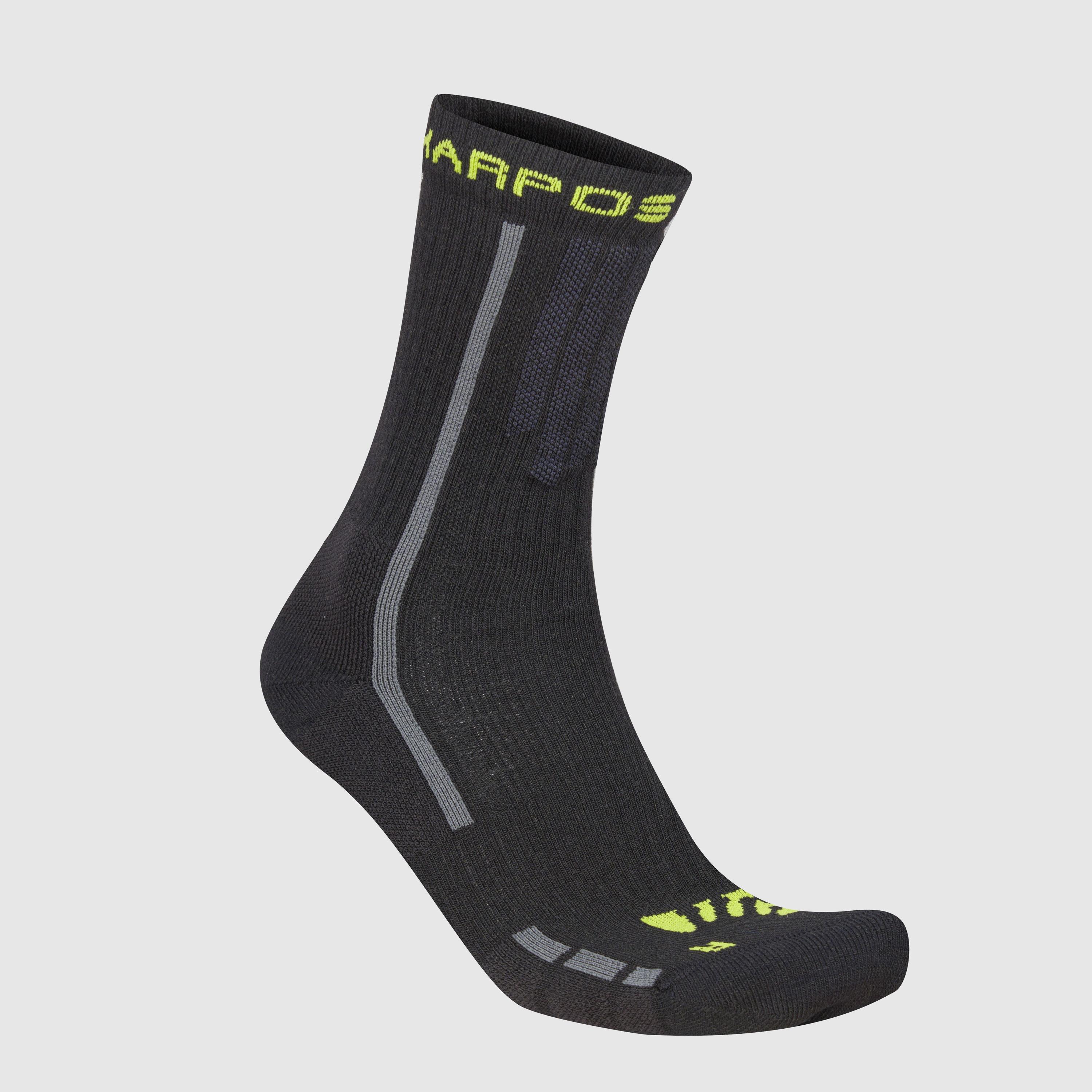 Scarnia merino socks - black - karpos