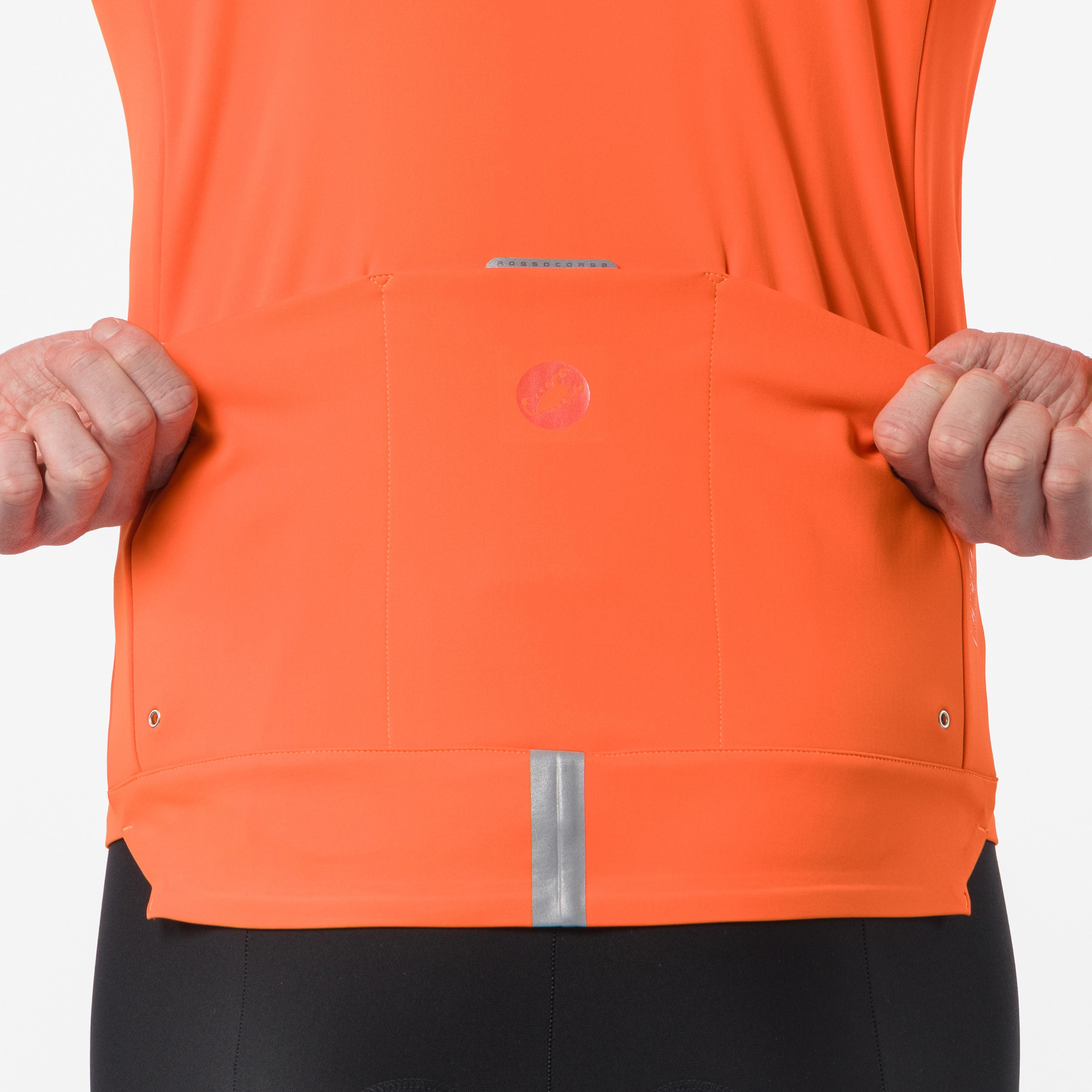 Perfetto 4 jacket - brilliant orange - castelli