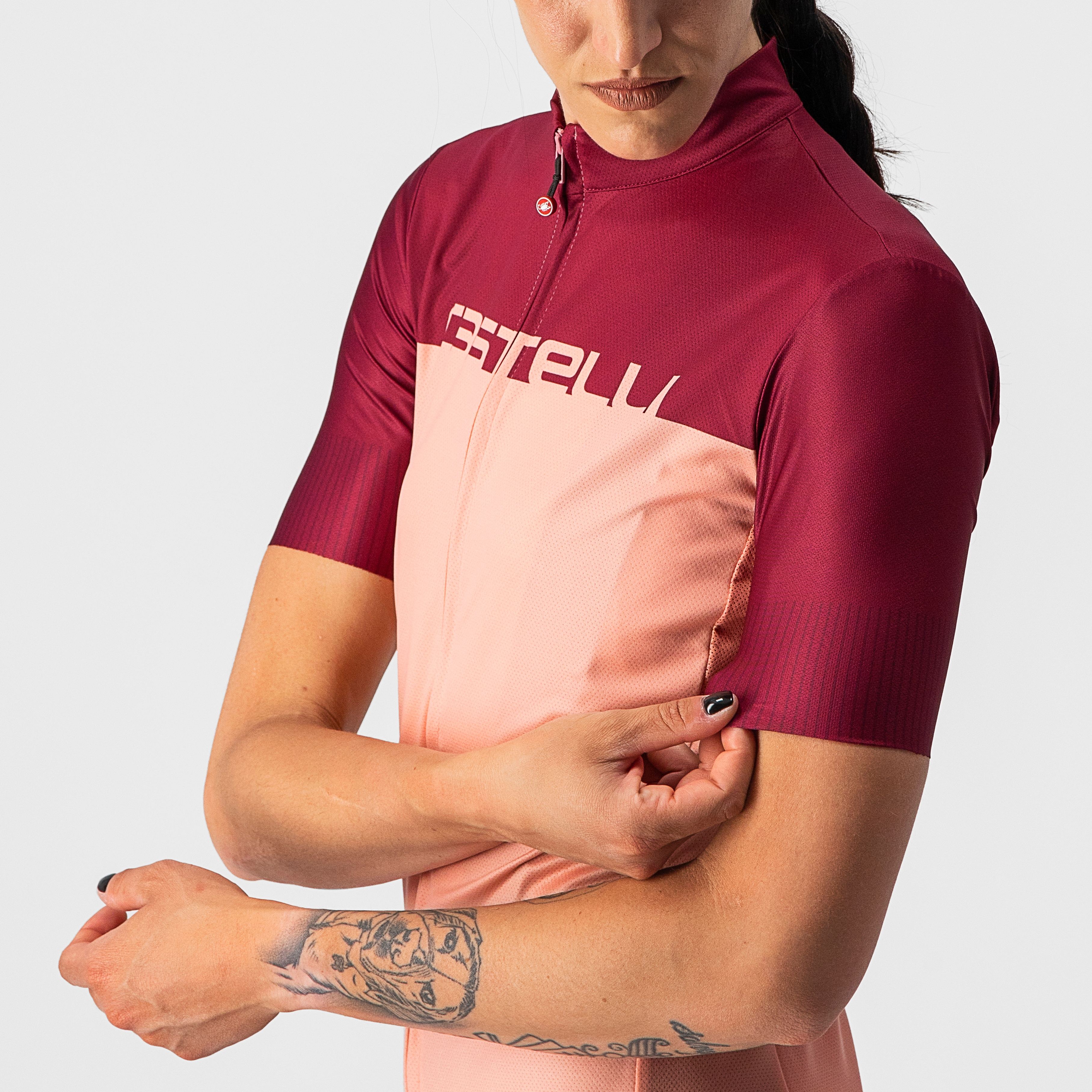 Velocissima jersey - blush/bordeaux - castelli