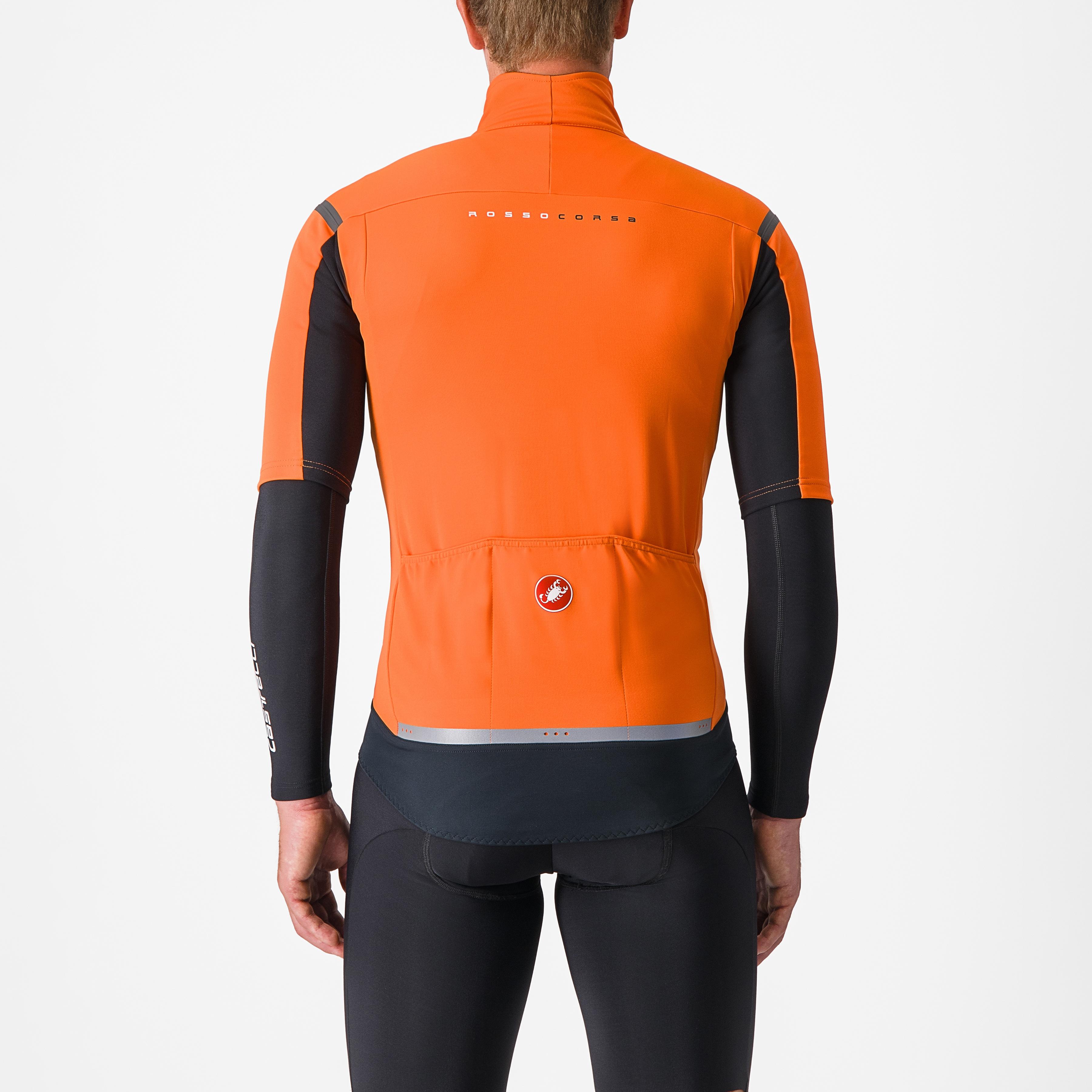 Gabba ros 2 - red orange/dark gray - castelli