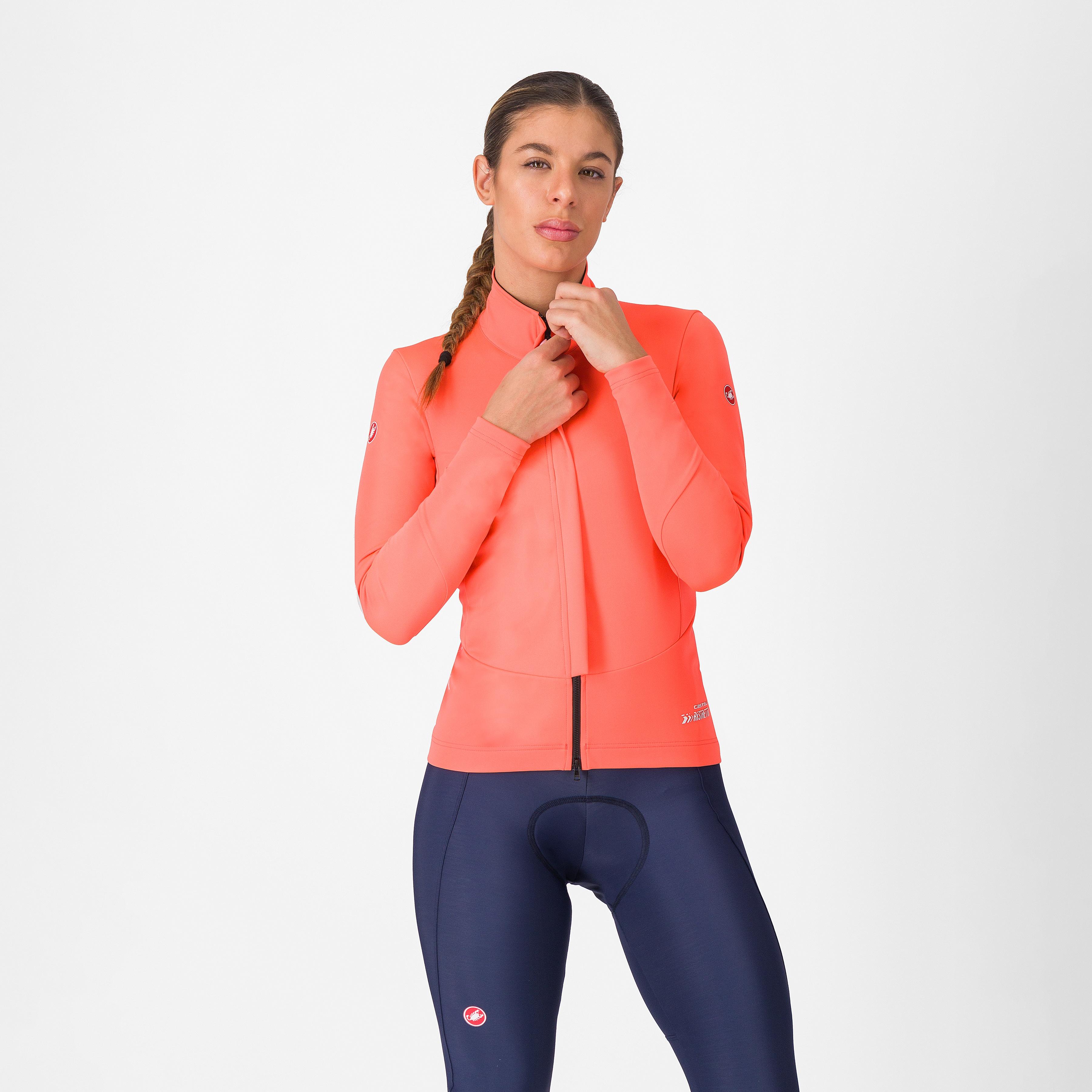 Perfetto air w jacket - briliant pink - castelli