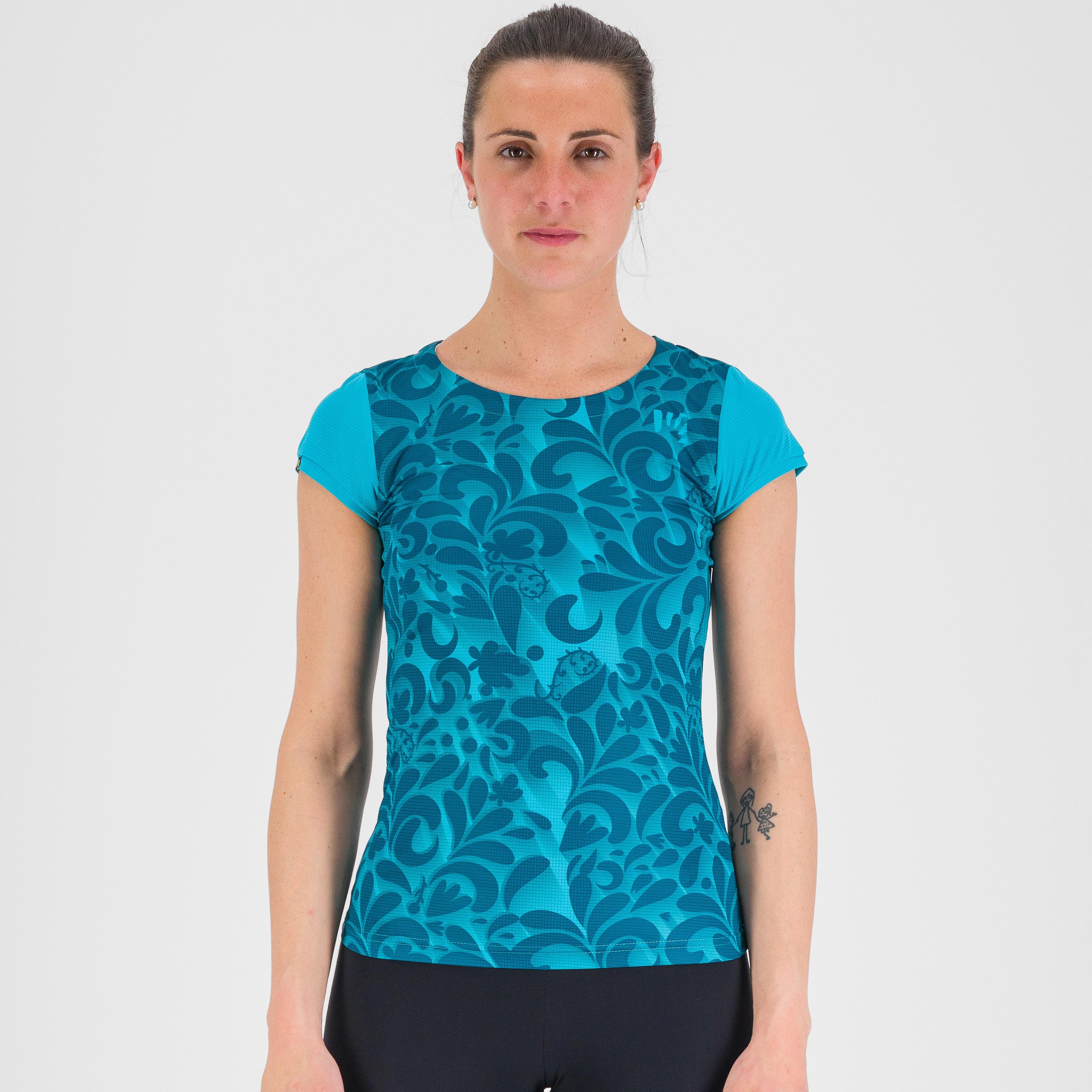 Loma print w jersey - bluebird/moroccan blue - karpos