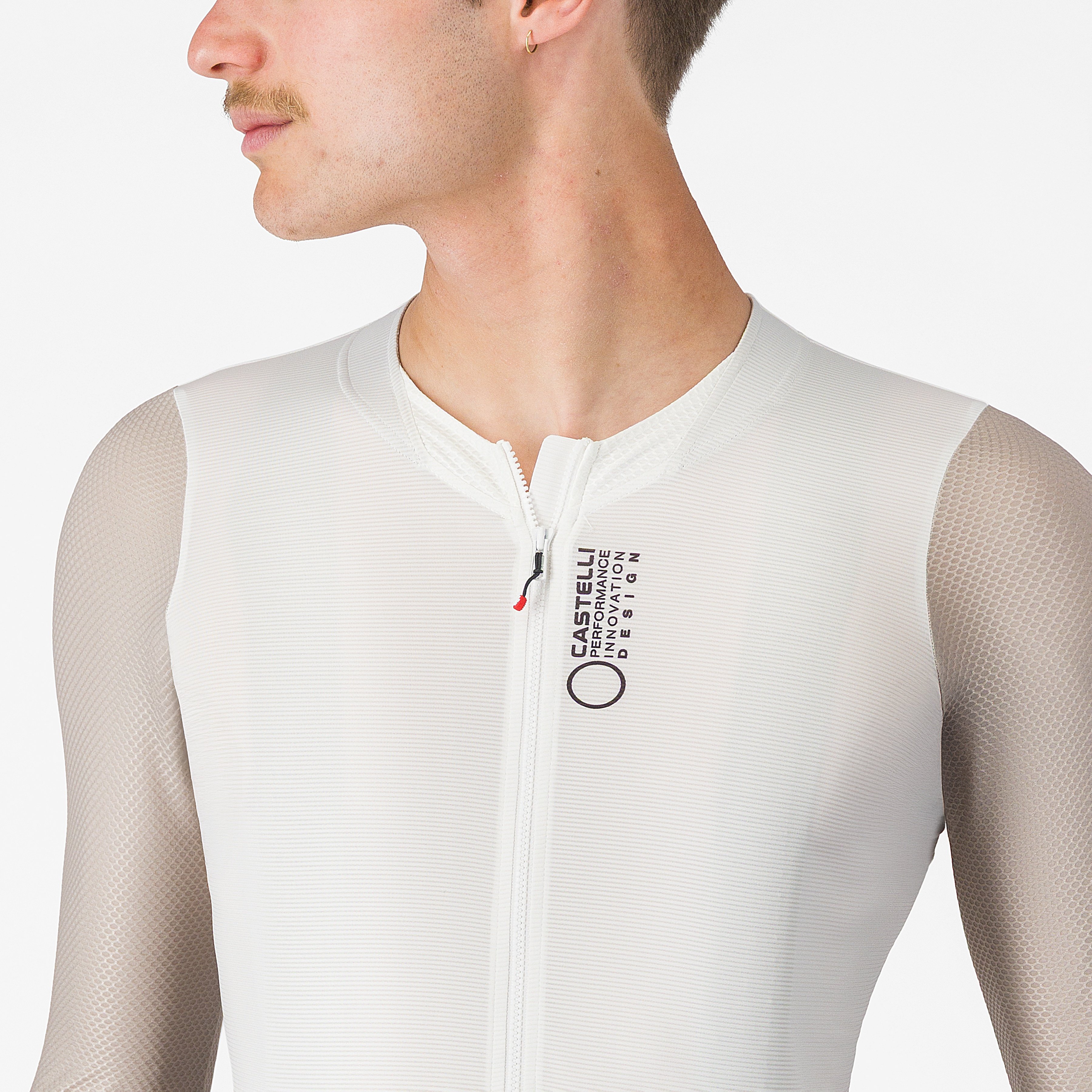 Corretto ls jersey - ivory/clay-black - castelli
